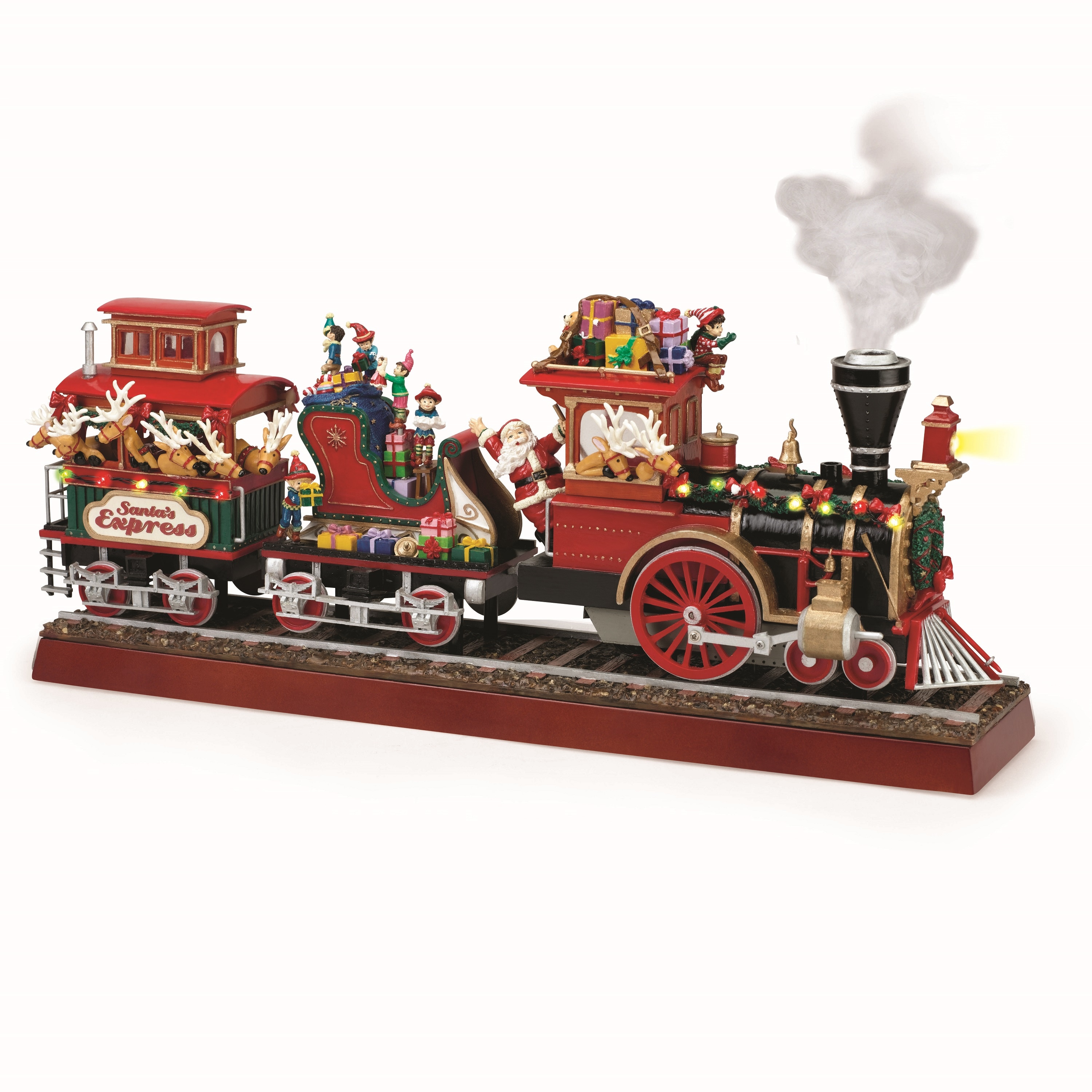 Mr. Christmas 7.3-in Lighted Decoration Train Electrical Outlet ...