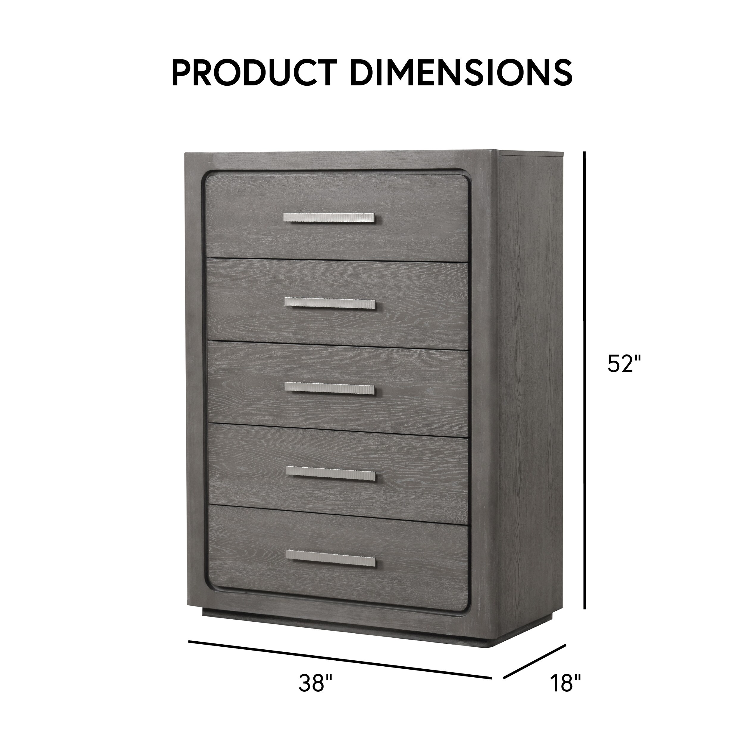 Furniture of America IDF-70100GY-C dressers - View #3
