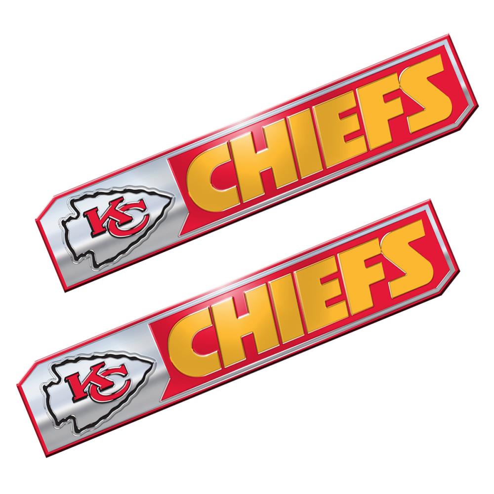 Team Promark NFL Kansas City Chiefs Color Flag Auto Emblem Delivery 2-4 Day