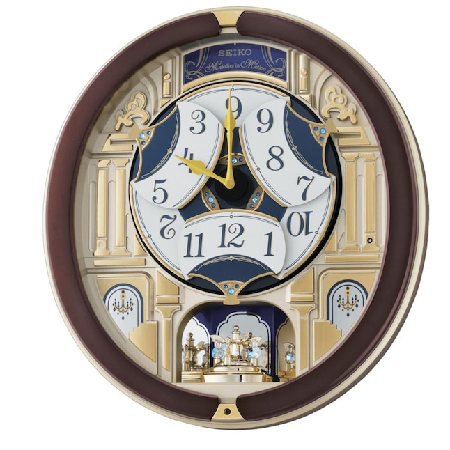 Seiko Analog Oval Wall Clock in the Clocks department at 