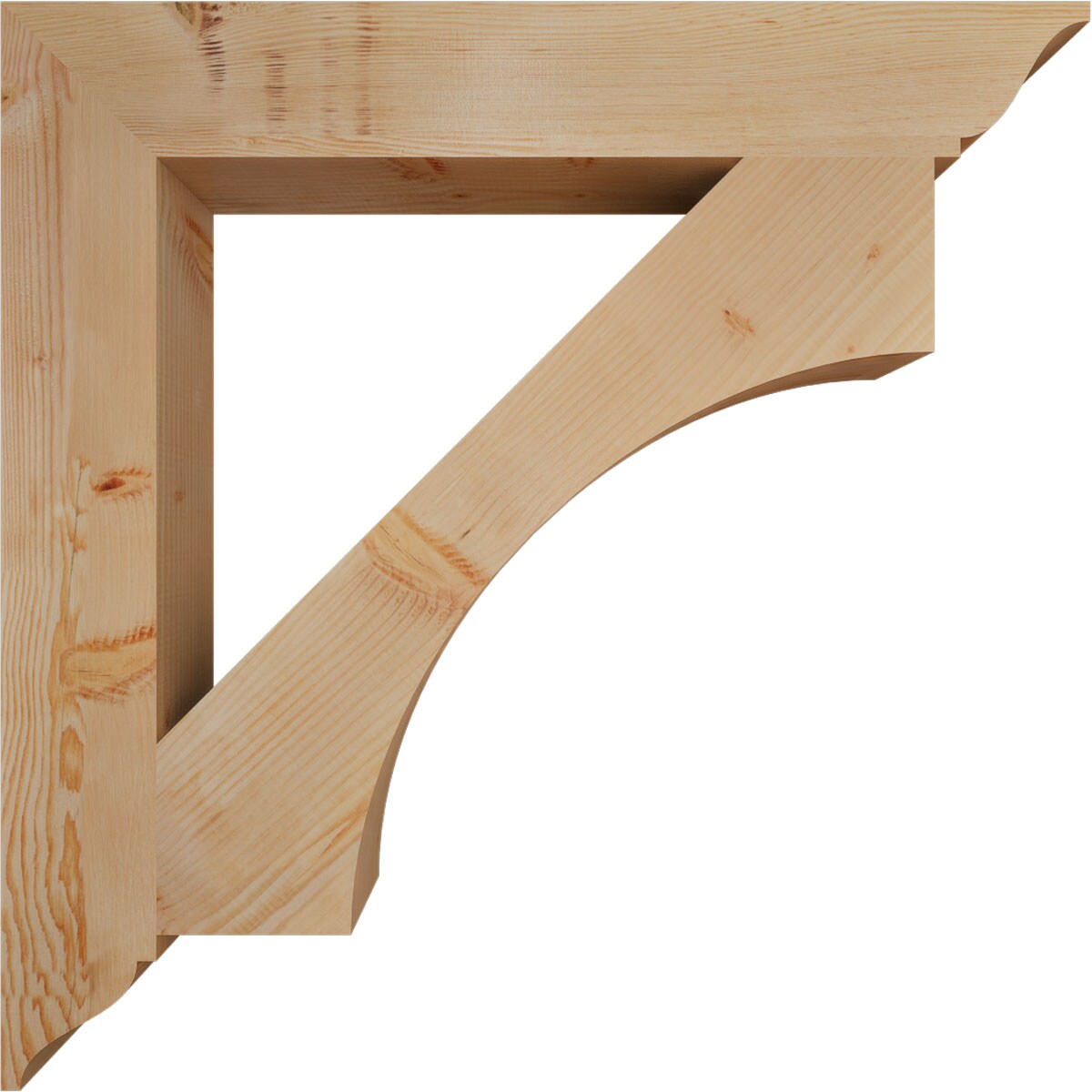 Ekena Millwork BKT06X42X42WTL01SDF Exterior-Brackets-Braces - View #3