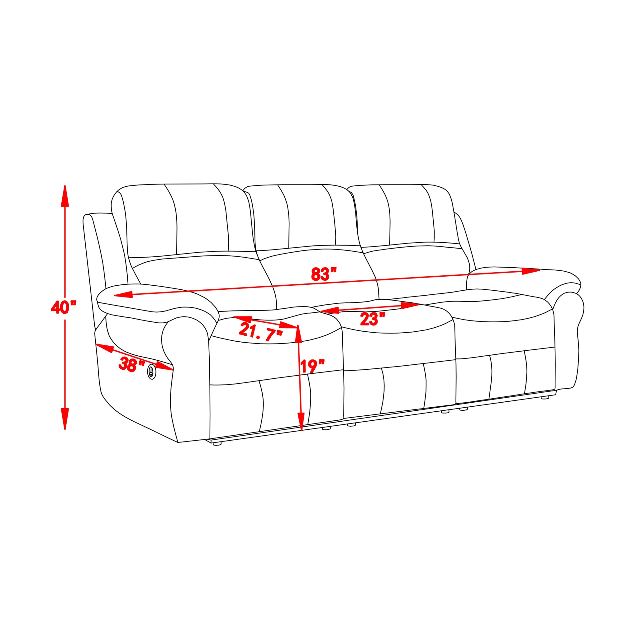 Bybafun YA3700408 Sofas-Loveseats - View #7