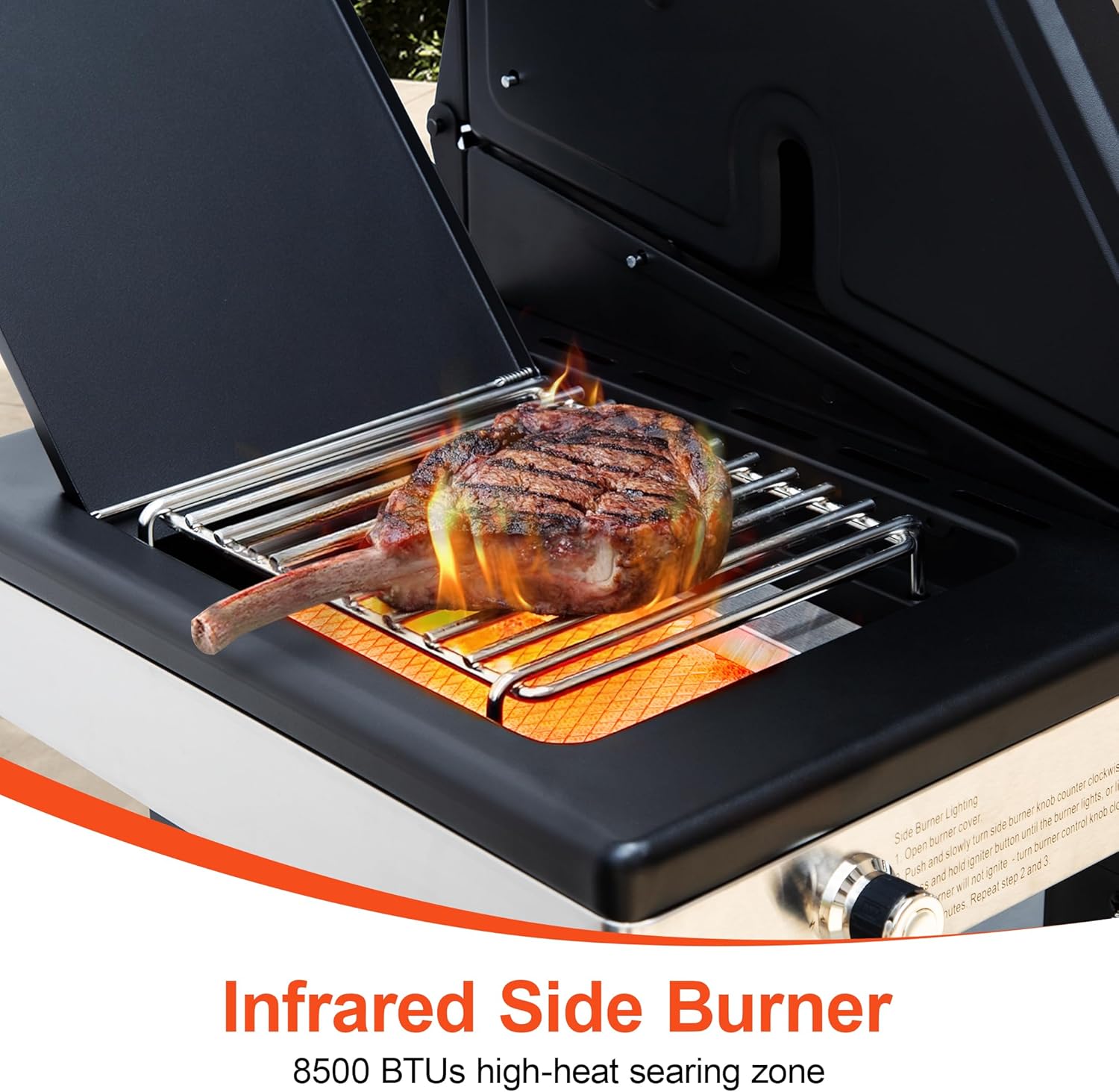 Brand-Man Grills BMMUST4B Gas-Grill - View #3