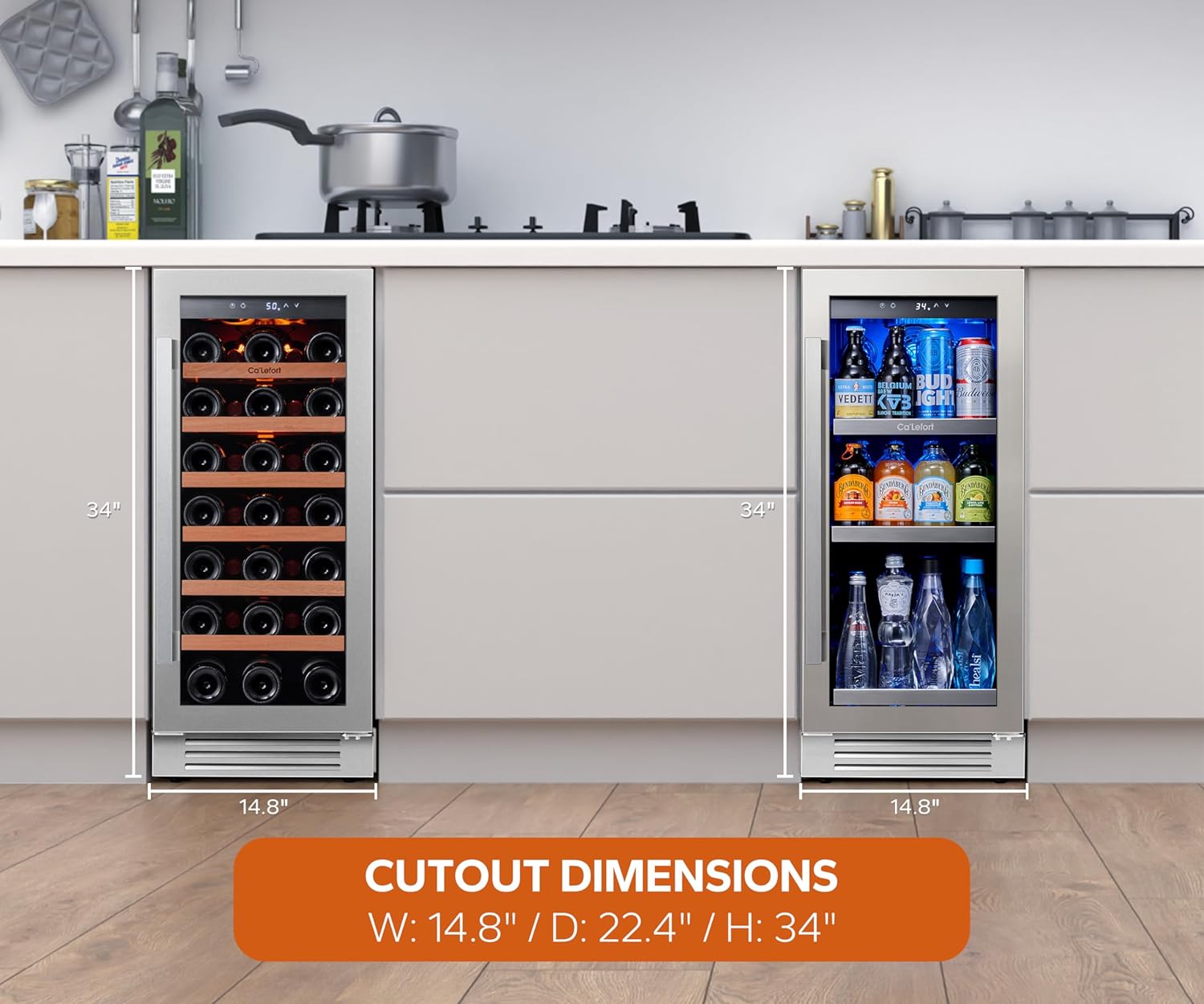 Ca'Lefort CLF-BS15WS15-LS Beverage-Dispensers - View #4