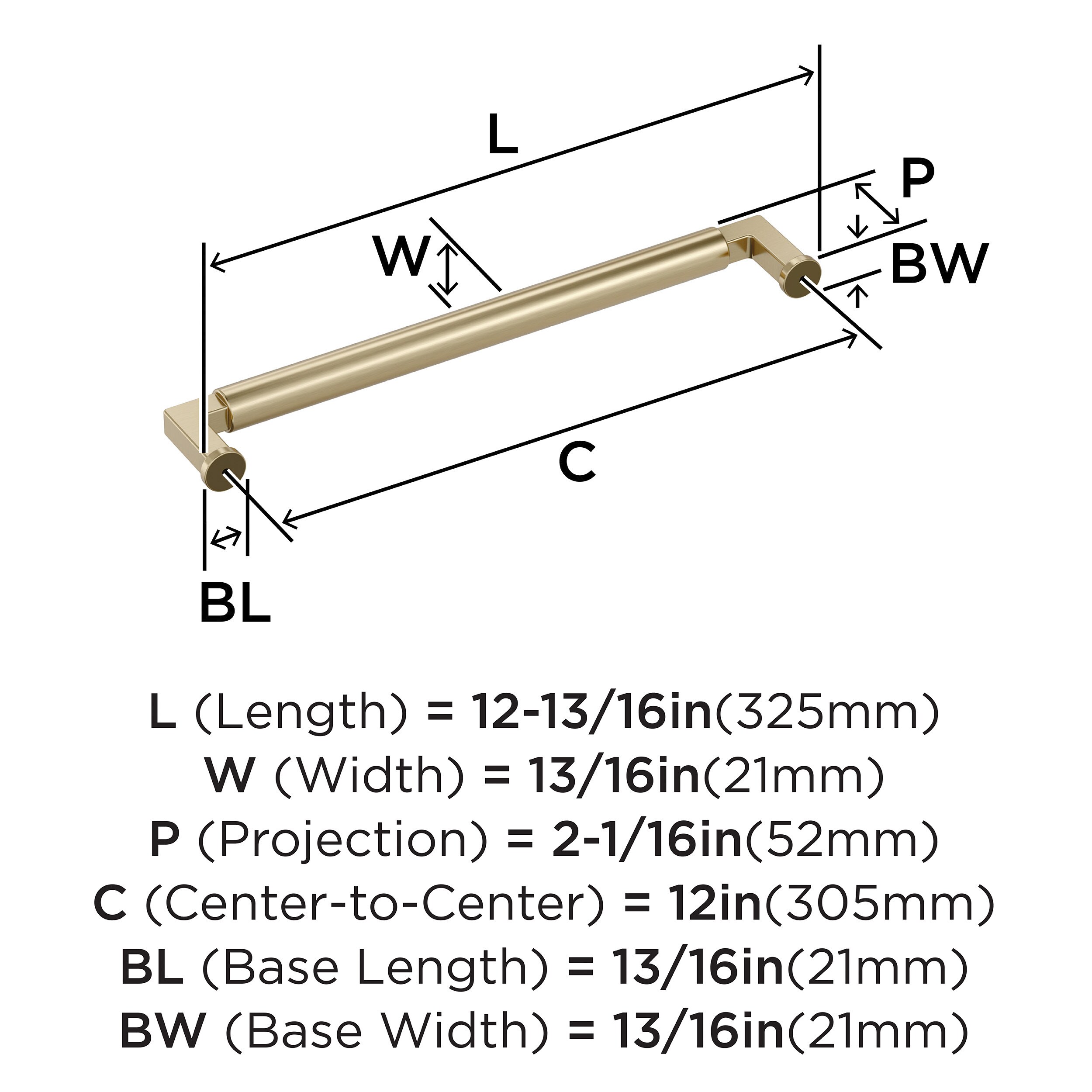 Amerock BP37490BBZ Cabinet-Pulls - View #4