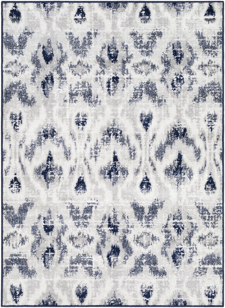 Surya SEV2303-710103 Seville 8 x 10 Navy Indoor Ikat Vintage Area Rug