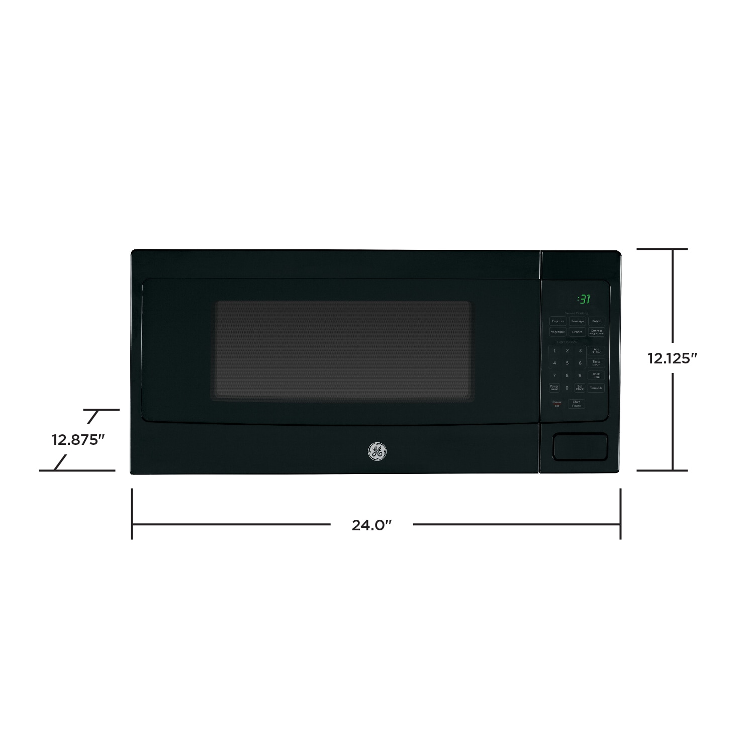 PEM31DFBB by GE Appliances - GE Profile™ 1.1 Cu. Ft. Countertop Microwave  Oven