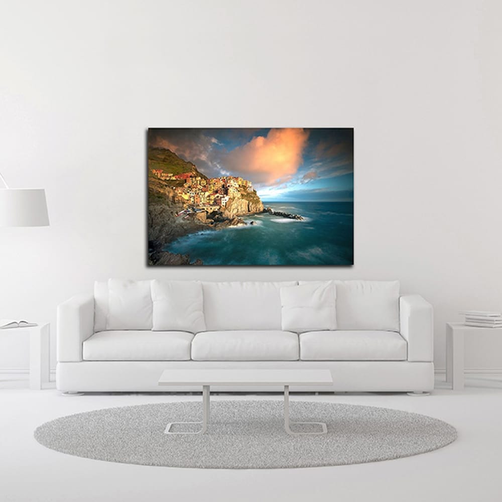 Tangletown Fine Art Cinque Terre, Italia Alan Klug 24-in H x 36-in W ...