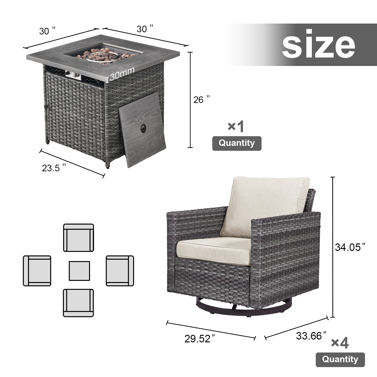 Rilyson FS069X2099-2 Patio-Chairs - View #8