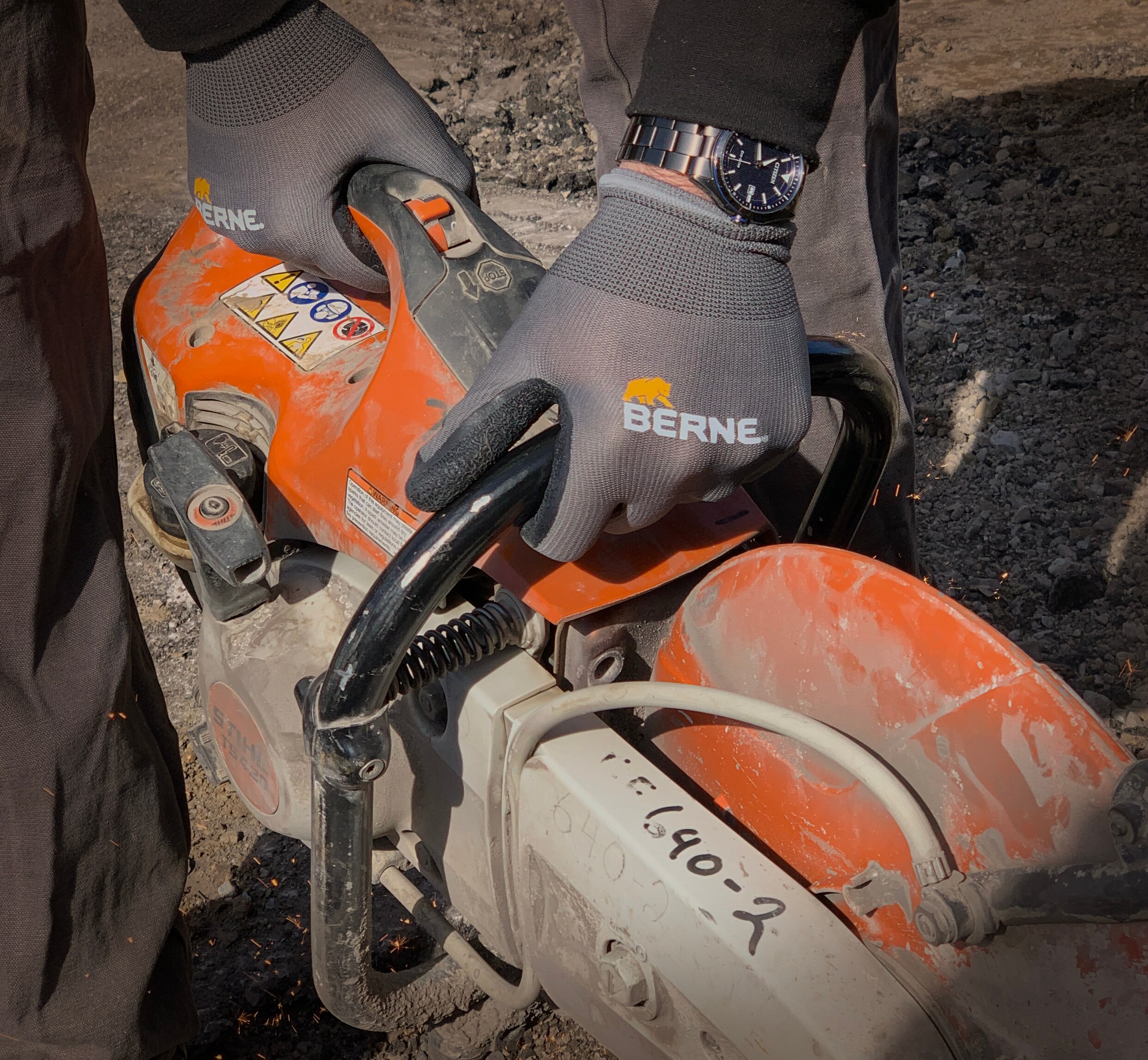 BERNE APPAREL GLV61BK440 Work-Gloves - View #3