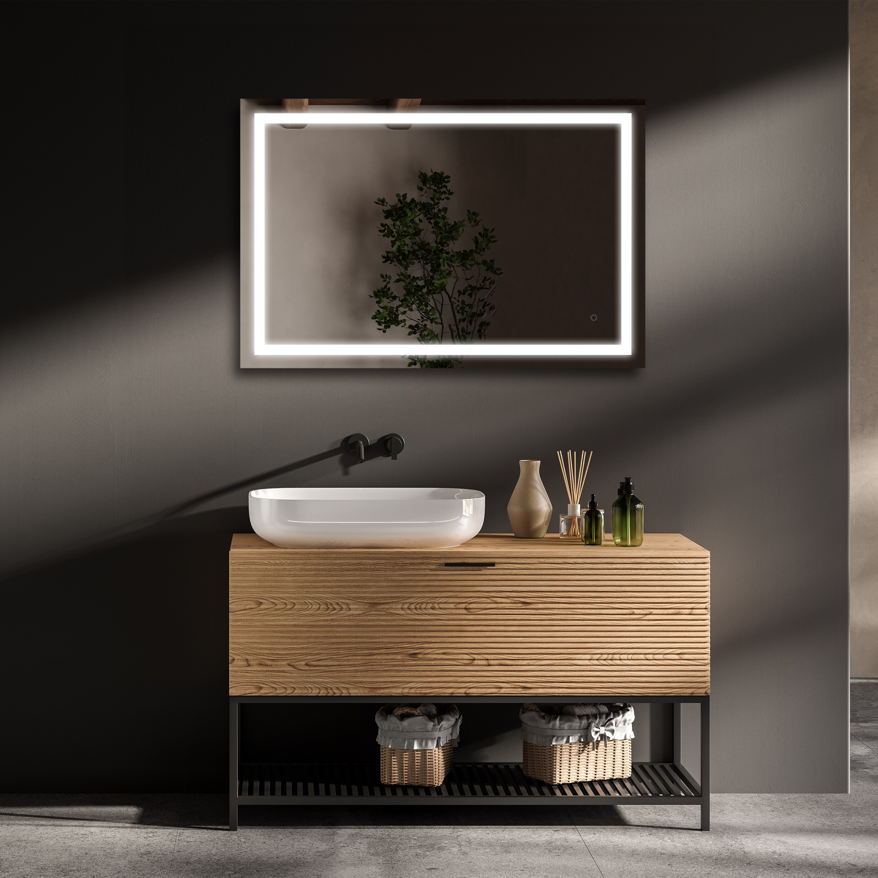 Dreamwerks LCNM012 Framed-Bath-Mirrors - View #3