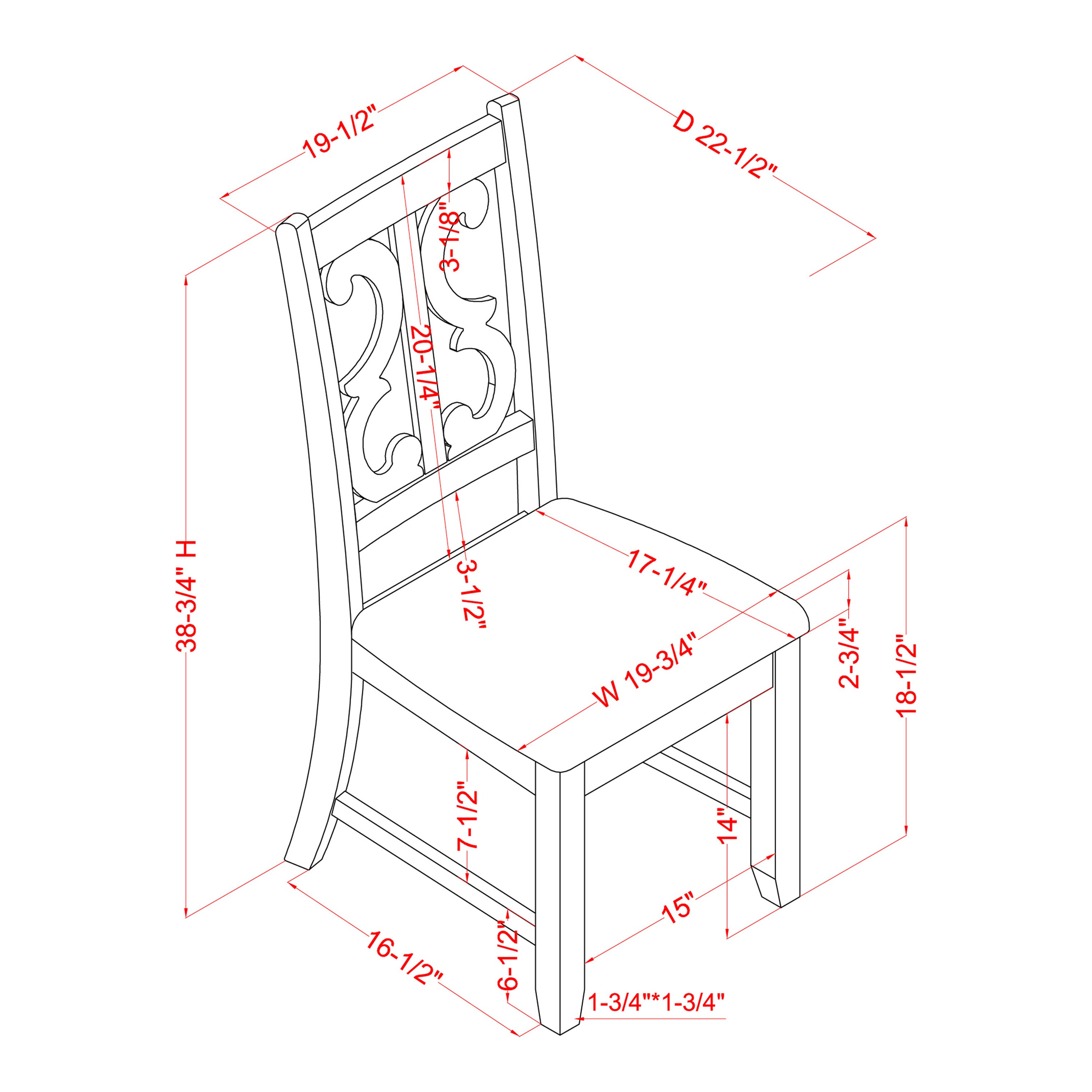 Furniture of America IDF-3417SC Dining-Chairs - View #9