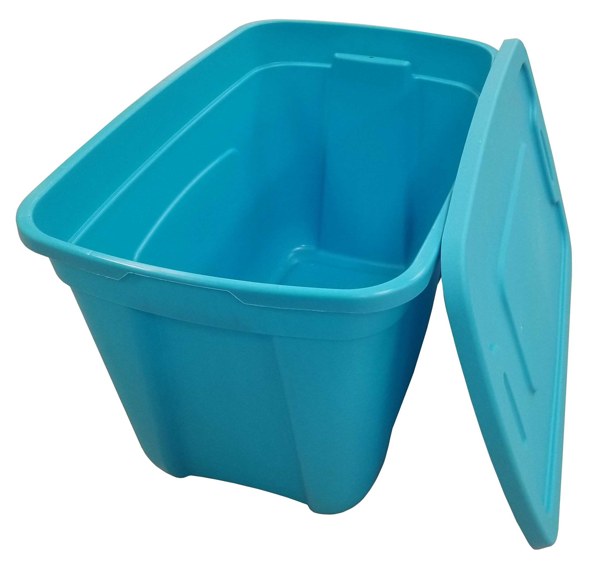 Bella 71 QT Storage Container with Locking Lid, Turquoise