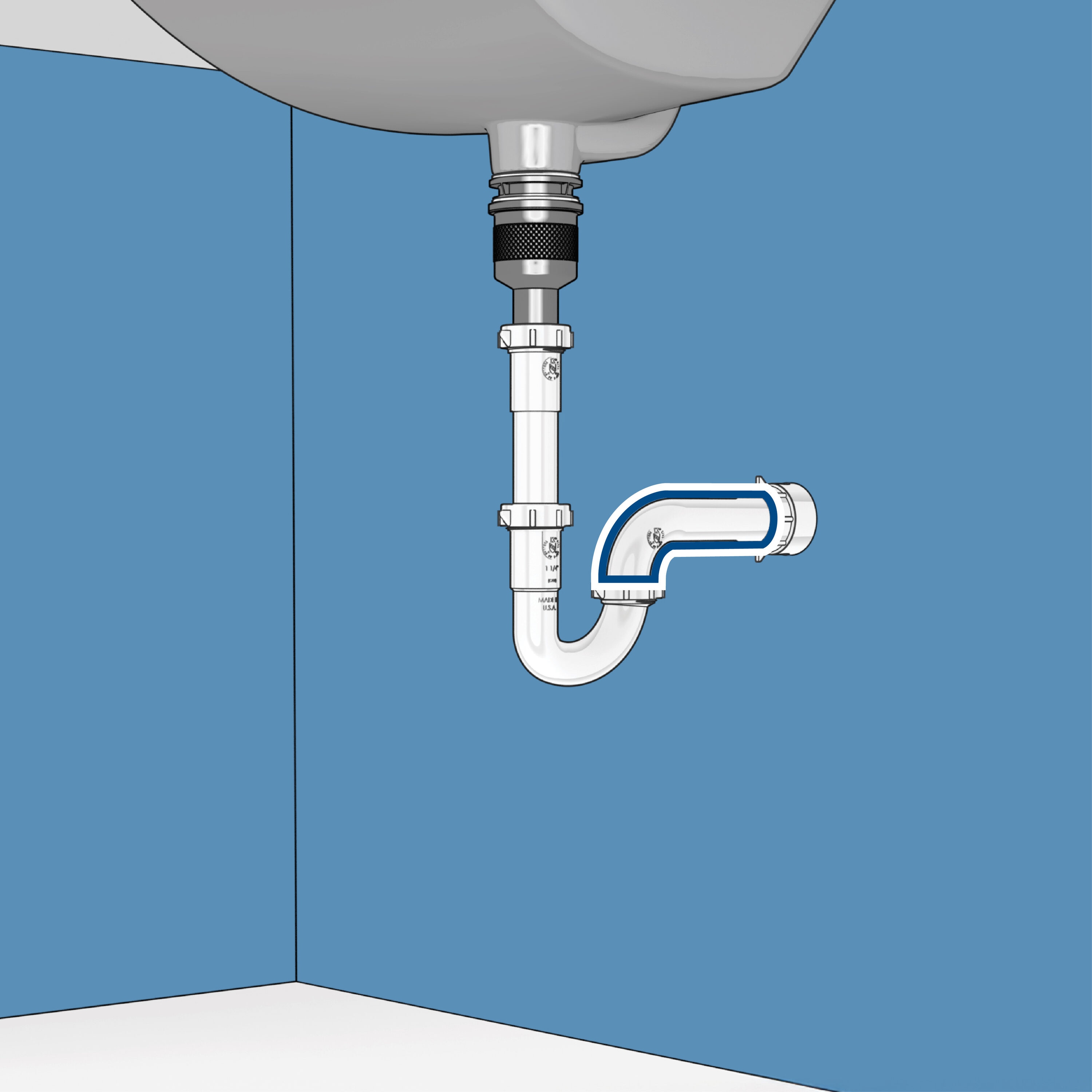 Dearborn 1000000663 Under-Sink-Tubular-Drainage - View #5