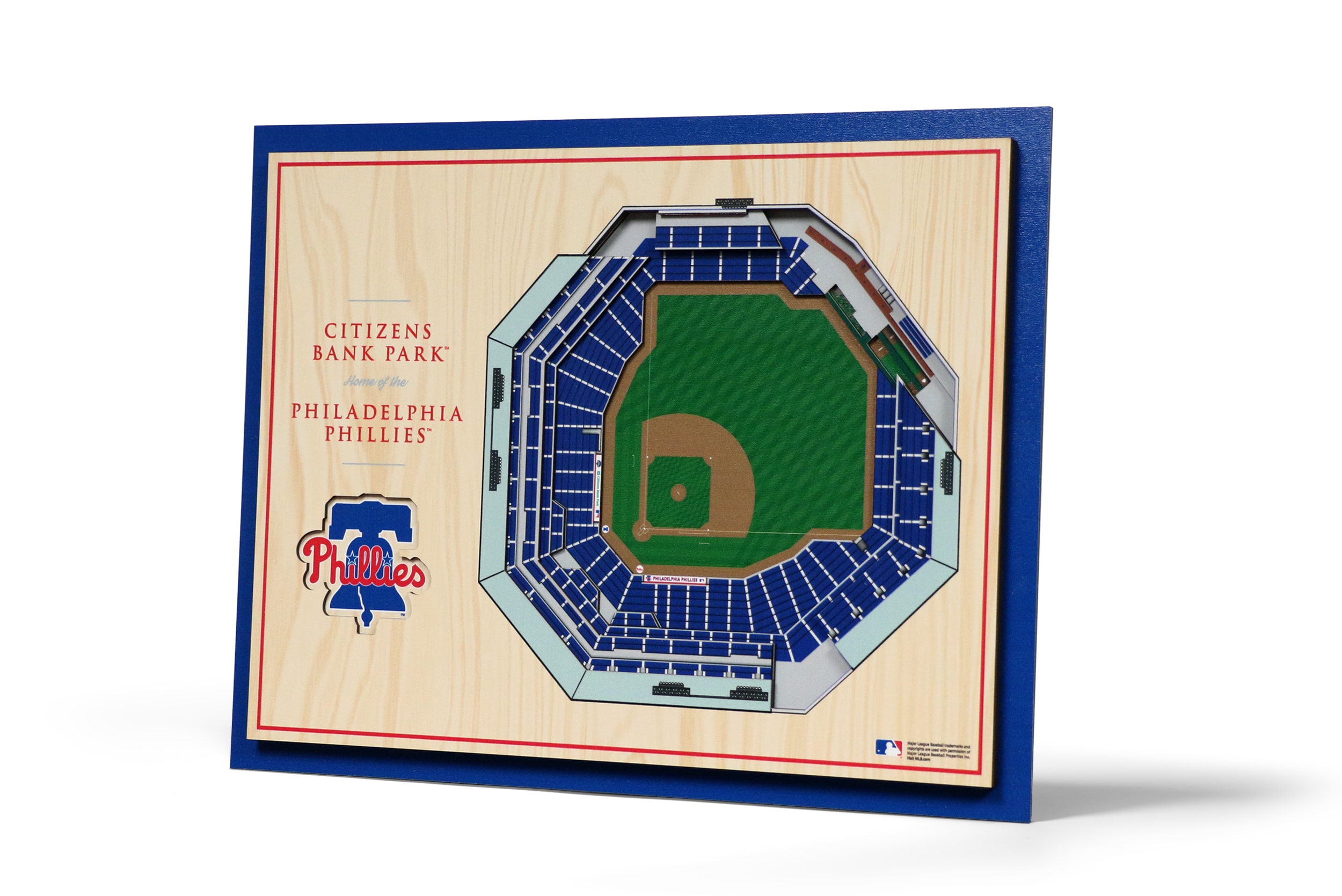  MLB Philadelphia Phillies 3D Portfolio : Sports & Outdoors