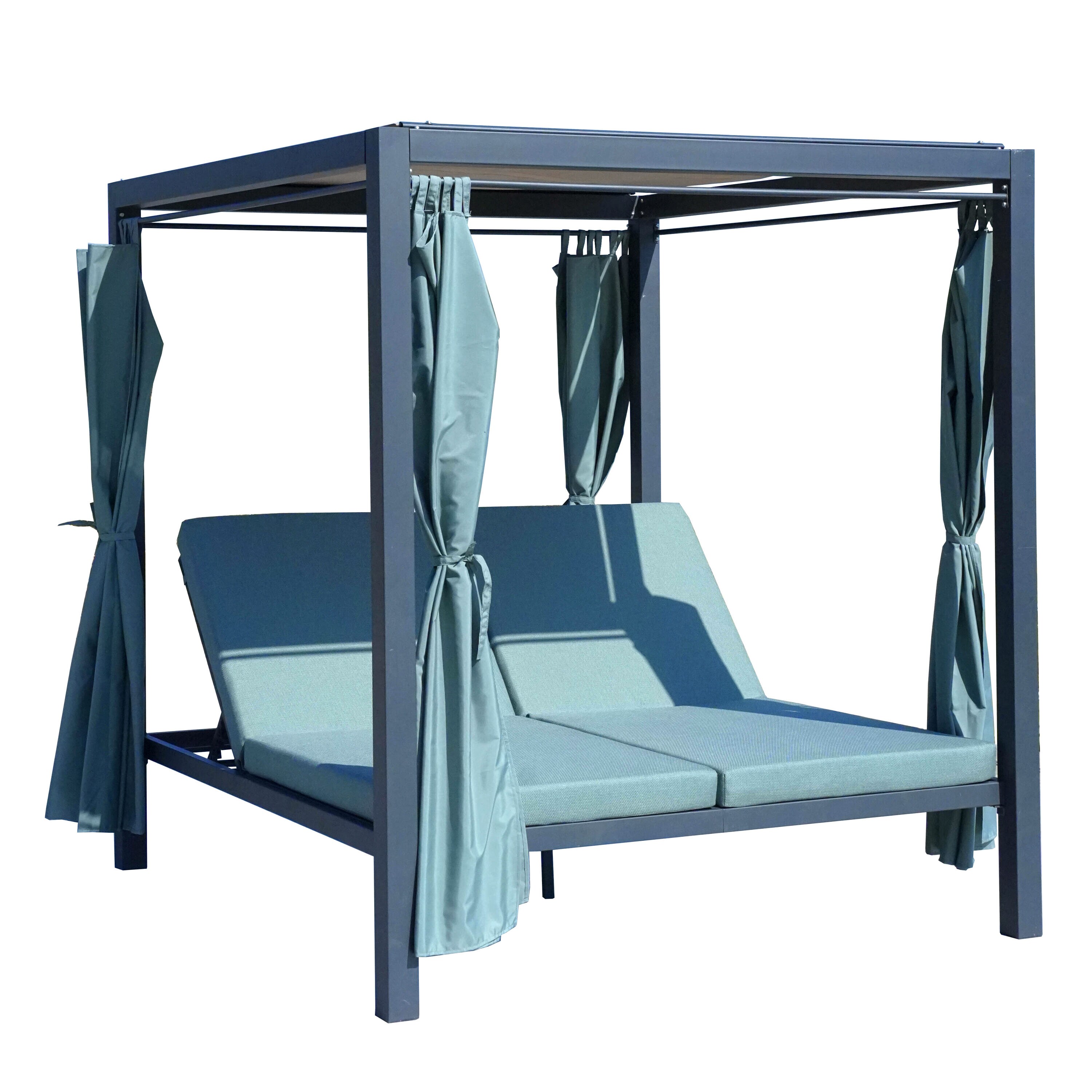 Moda Furnishings PAL-1129B-CELADON Patio-Conversation-Sets - View #4