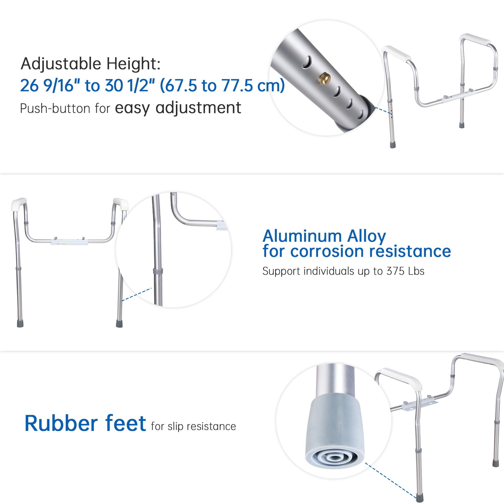 Yescom 38TSR001-LEG-07-LO Bath-Safety-Accessories - View #3