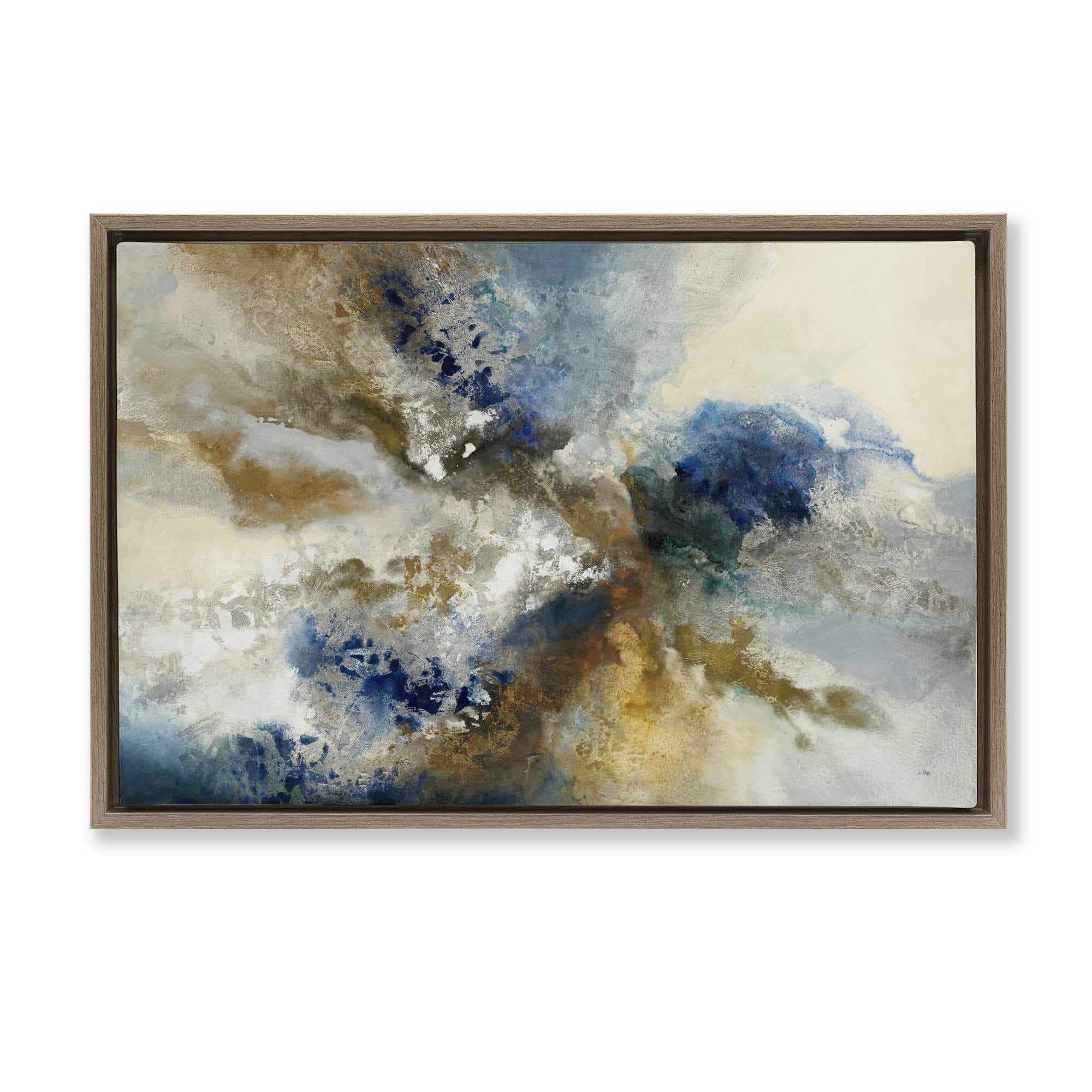 Stupell Industries BS-622-FFE-20X30 Expressive Neutral Distortion Floating Frame design by K. Nari