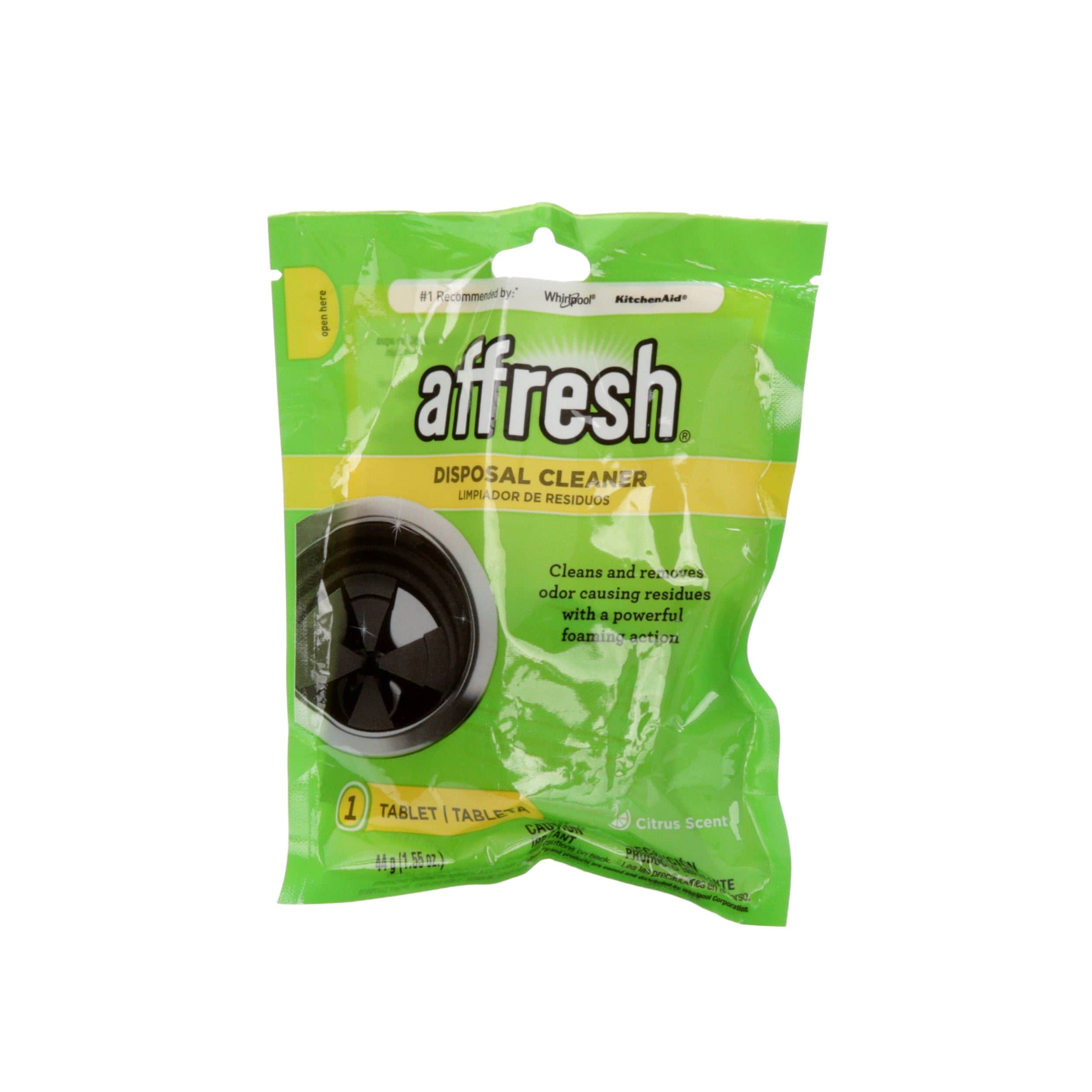 Brand New Lot of 6 AFFRESH Garbage Disposal Cleaning Tablets W10921680 Citrus 