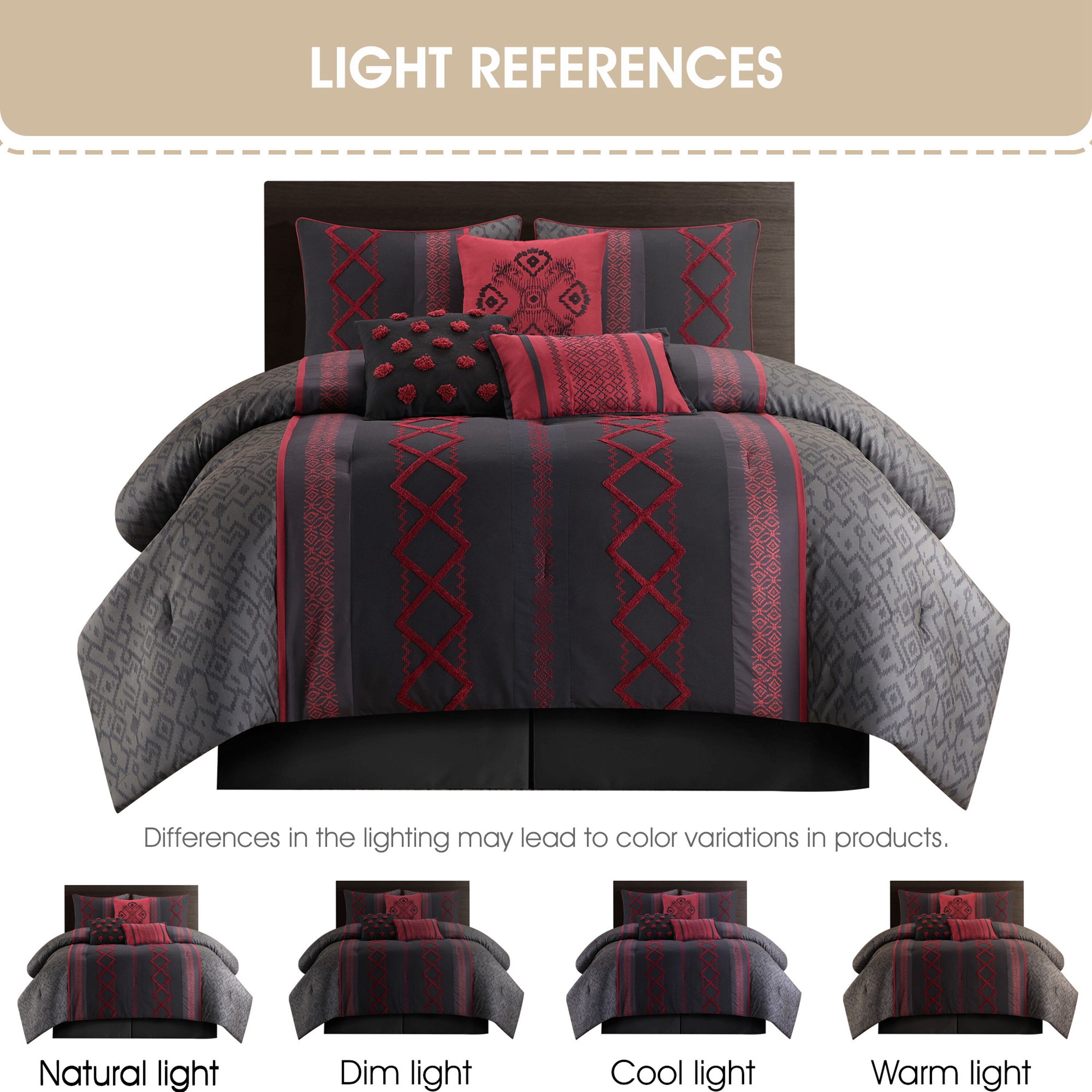 Nanshing ANTHONY7-Q-BKRD bedding - View #7