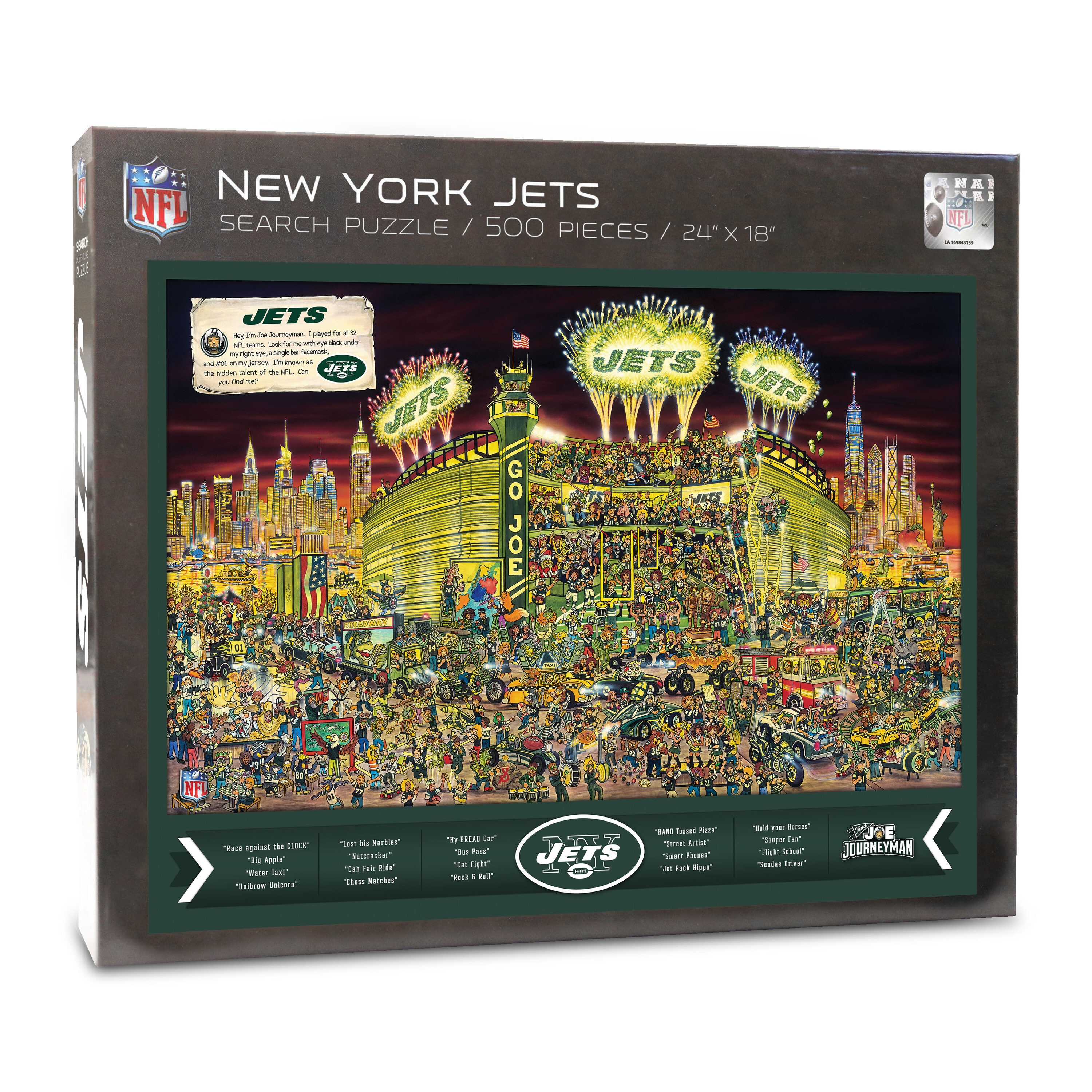 Green Bay Packers 500-Piece Joe Journeyman Puzzle