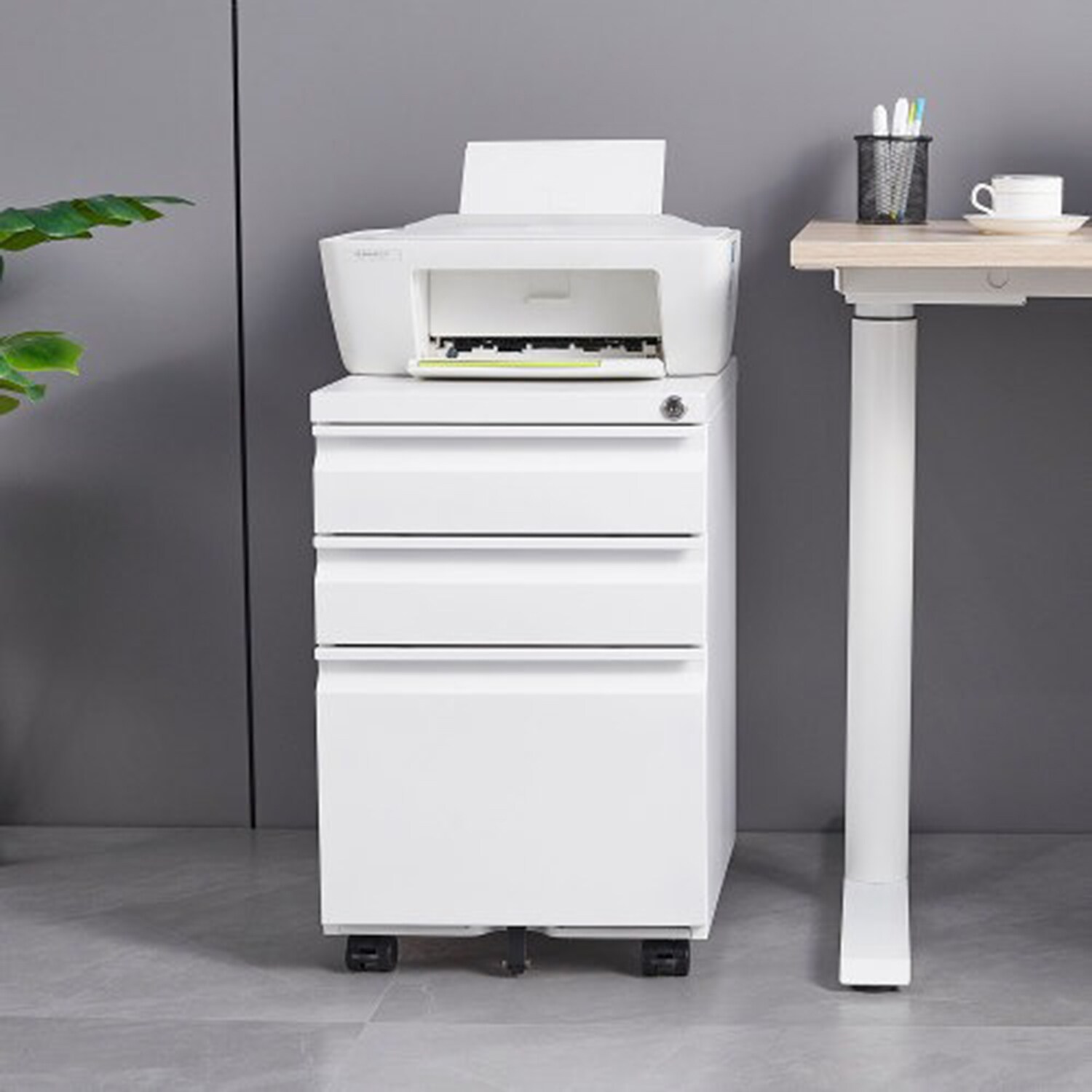 Mondawe MO-HW66207WH Filing-Cabinets - View #2
