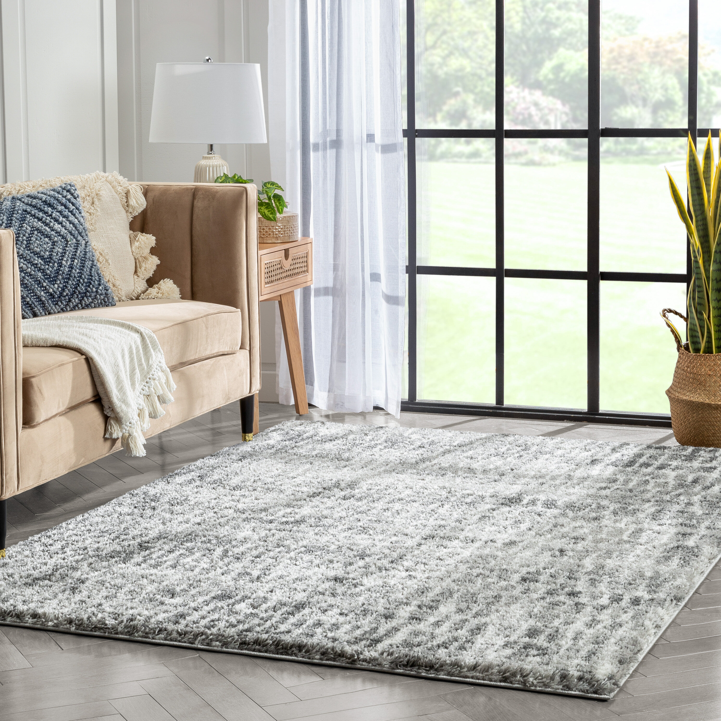 Nourison Rug-Loc Rug Pad - Grey - 4'8 x 7'6