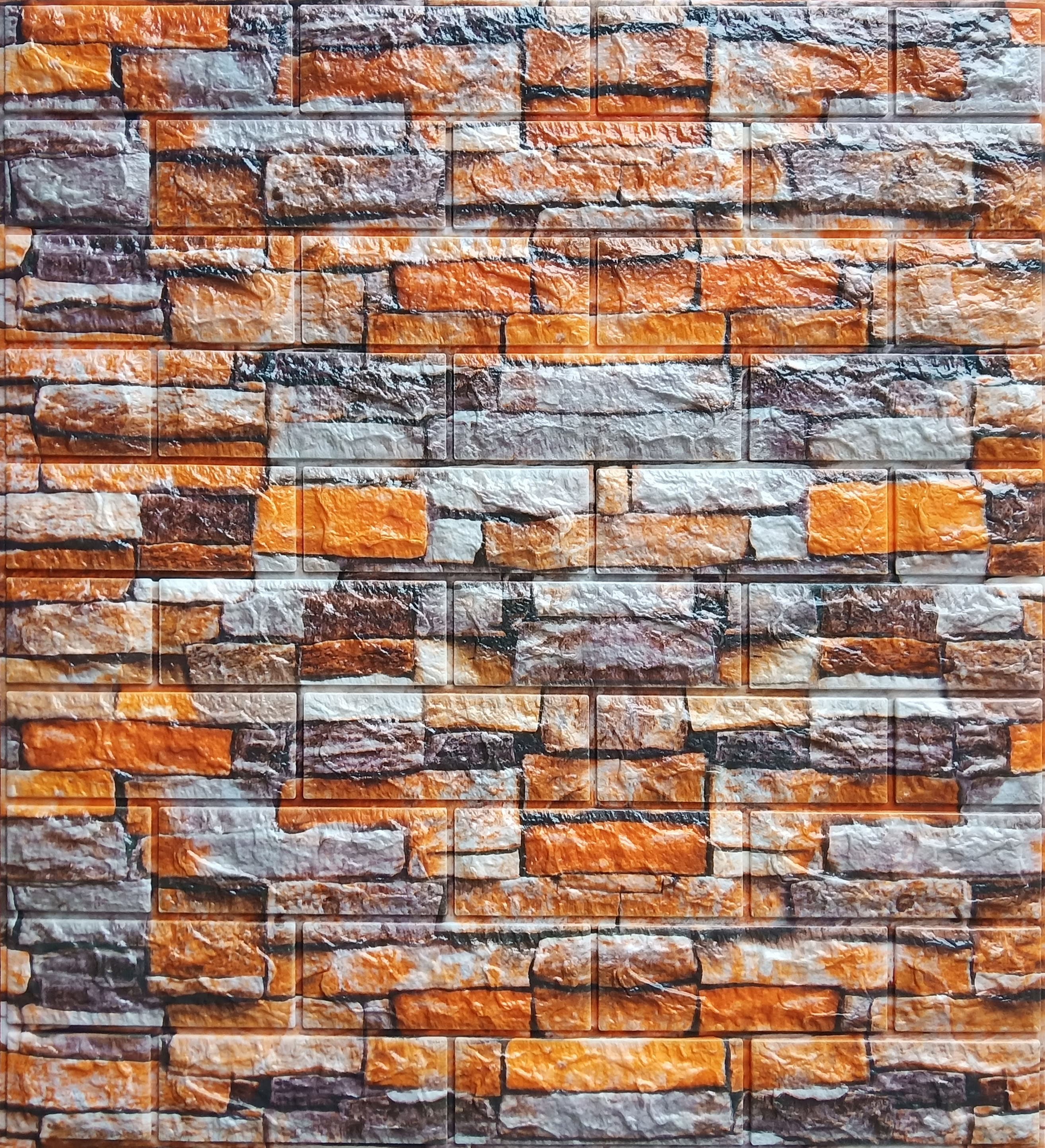 WALL!SUPPLY 20-in x 48-in Embossed White Eps Foam Faux Brick Wall Panel  (4-Pack) in the Wall Panels department at