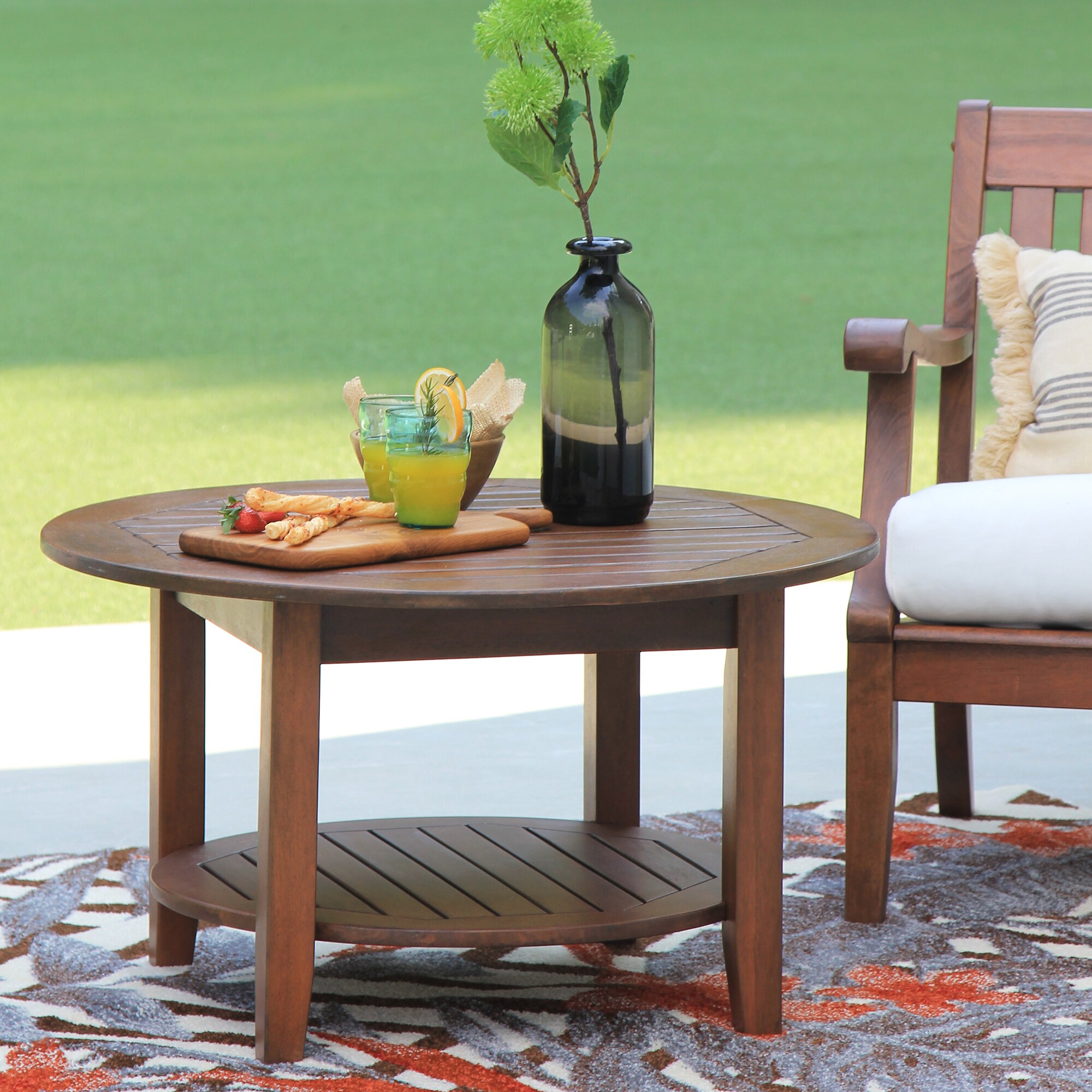 Farmhouse Patio Tables At Lowes Com   45502803 