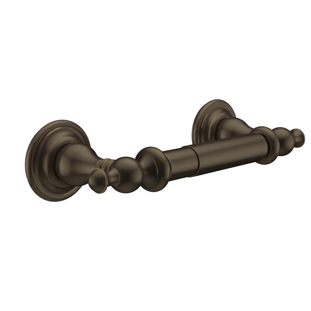 Jacuzzi PK02845 Barrea Olive Bronze Wall mount Single post Toilet Paper Holder 1 -Rolls with Storage