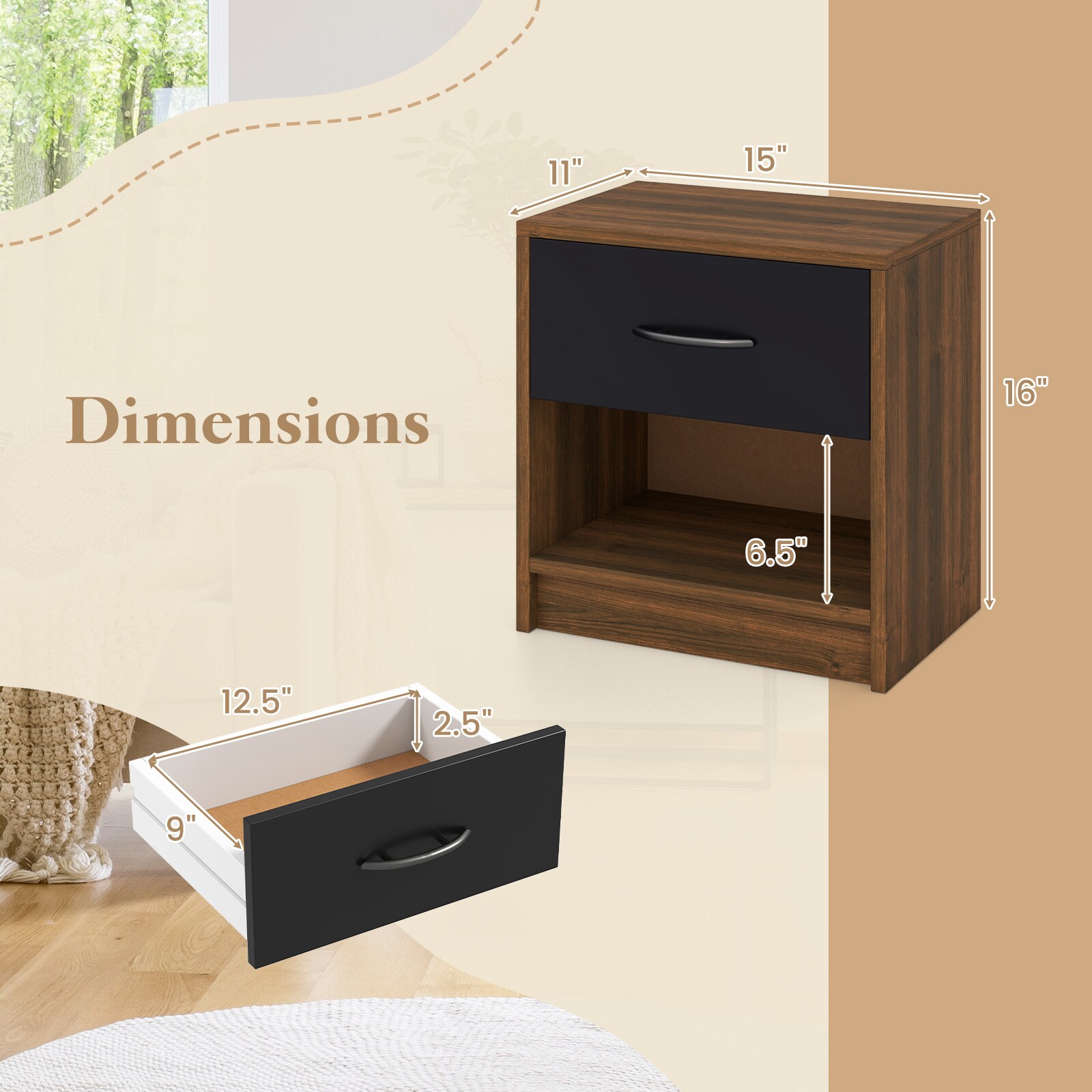 SUGIFT ZMLW014SUGHY495 nightstands - View #3