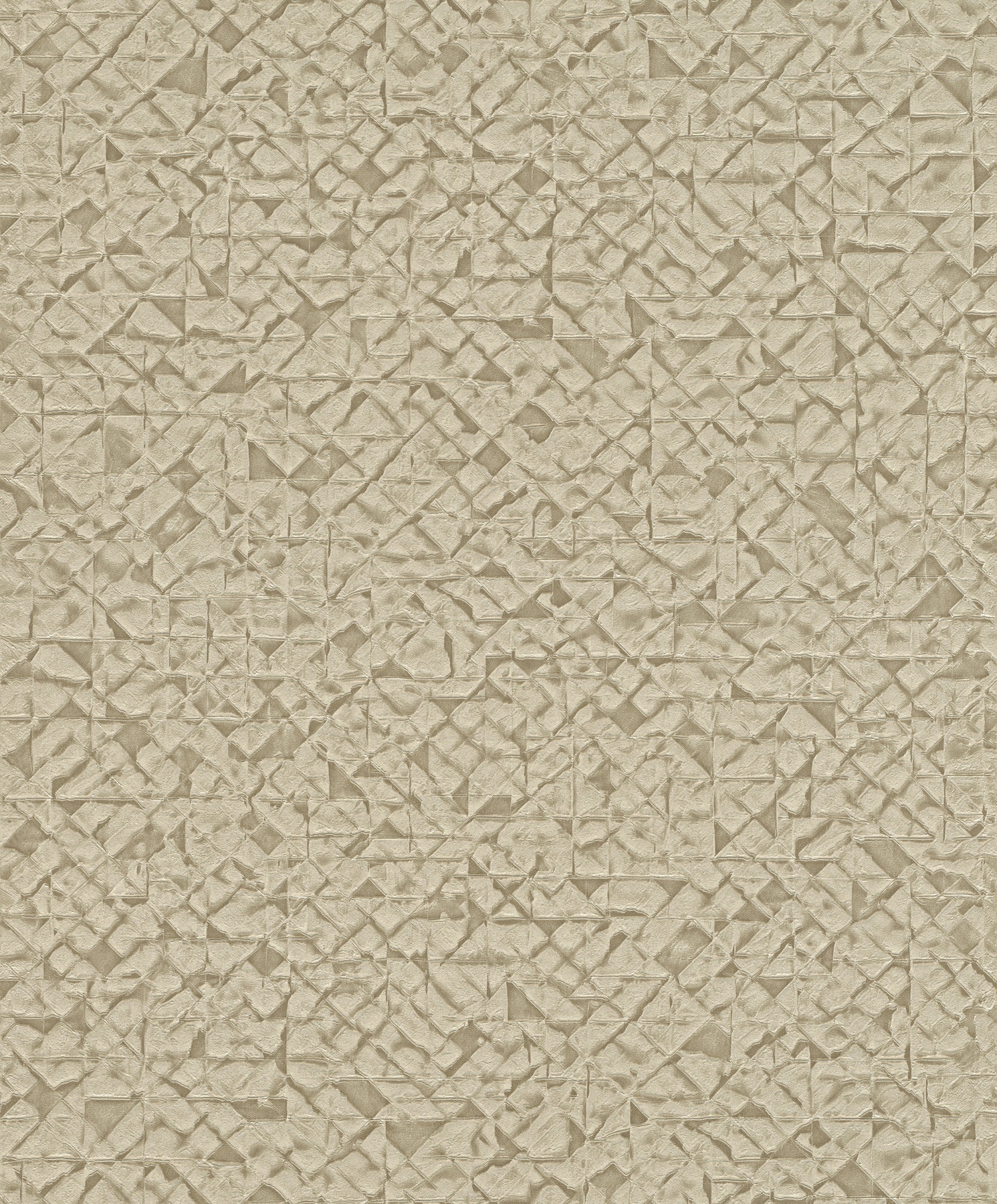 Advantage 2980-704341 Splash 57.5-sq ft Beige Non-woven Textured Geometric 3D Unpasted Wallpaper