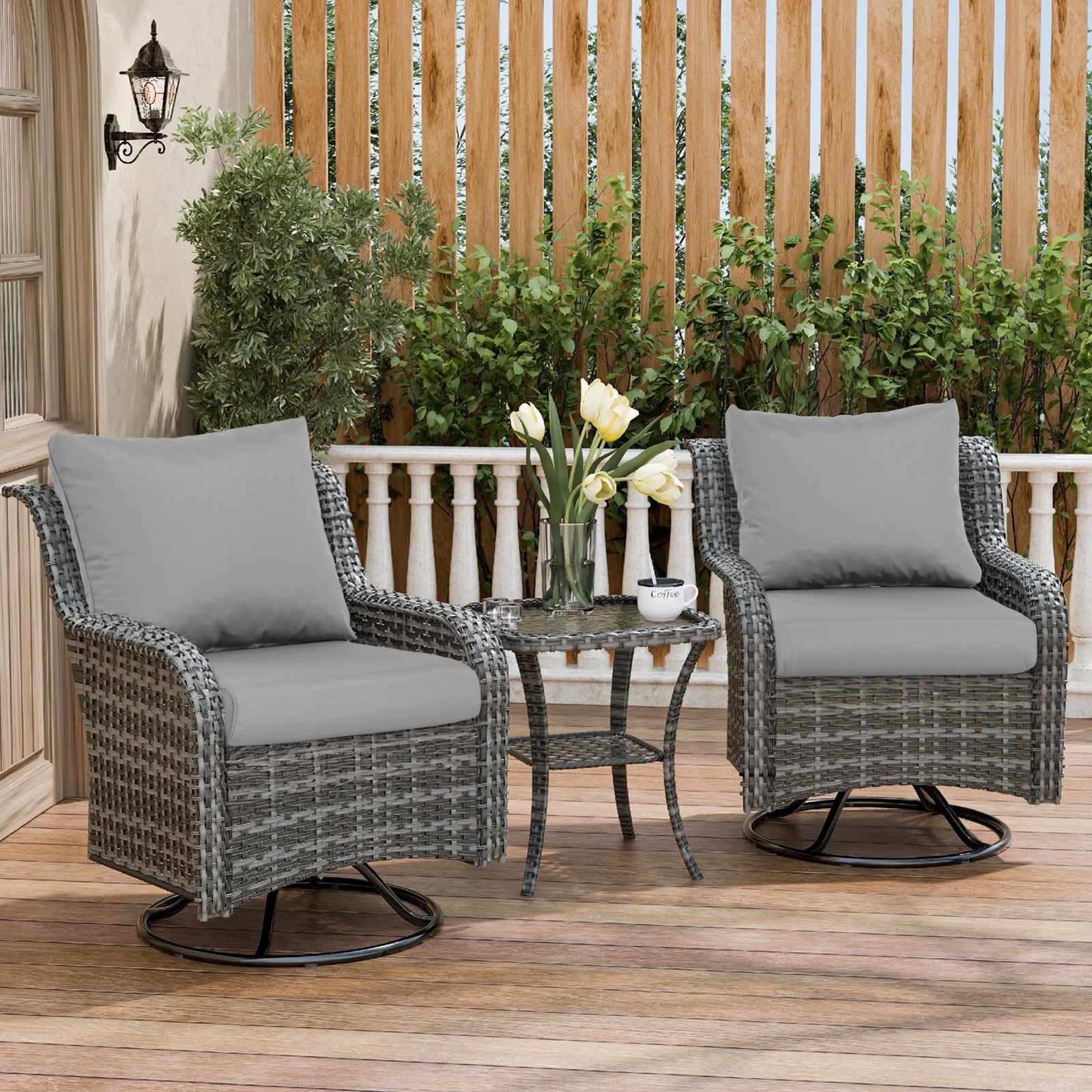 Aoodor A292-PCGCG Patio-Furniture-Cushions - View #3