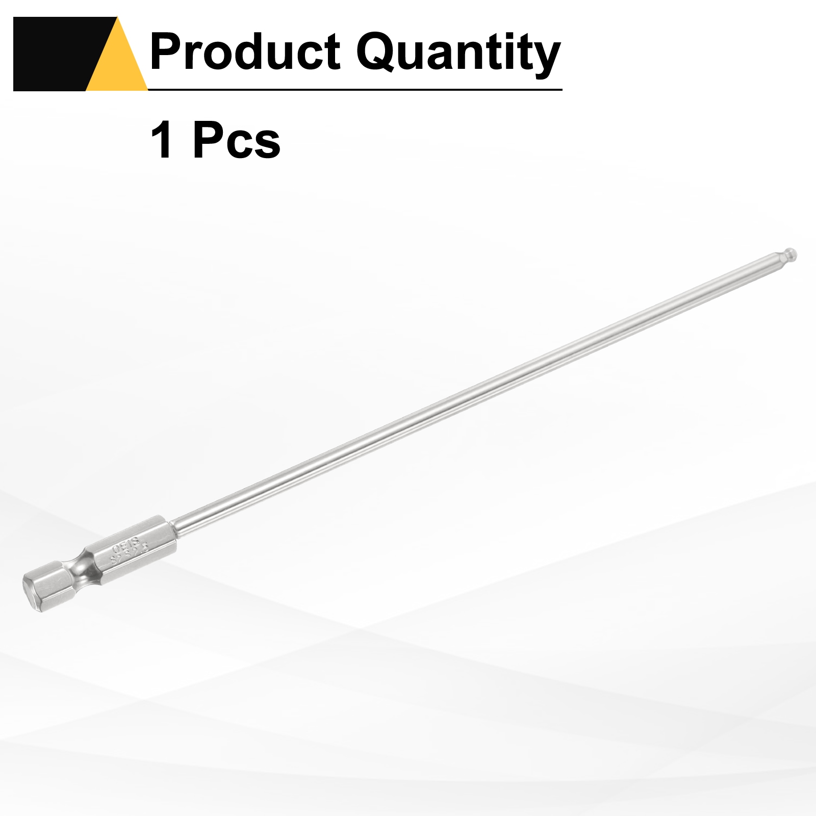 Harfington Ball End Hex Screwdriver Bit H2.5 (2.5mm) Head 1/4 Inch