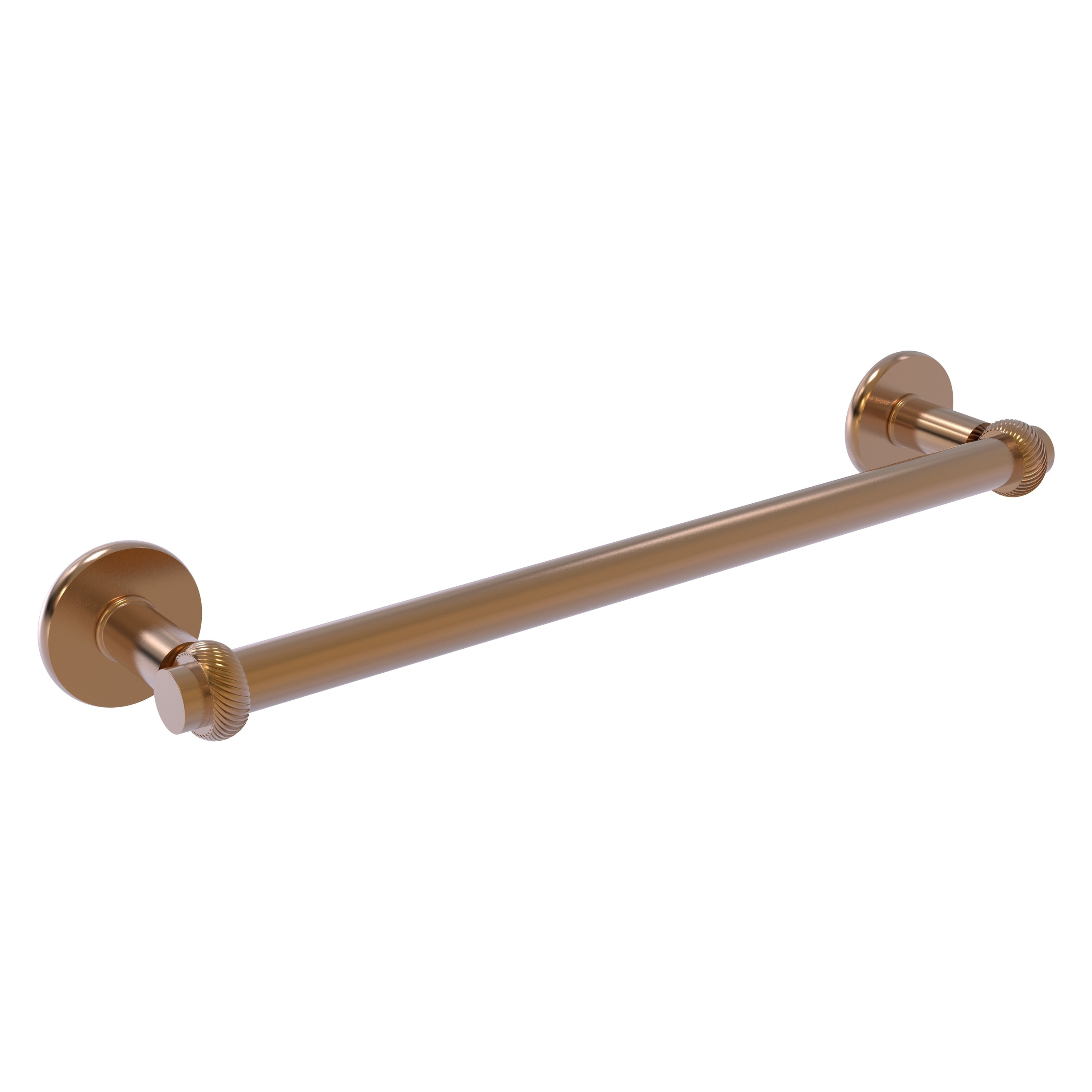 Allied Brass 2051T/36-BBR Continental 36-in Brushed Bronze Wall mount Single Towel Bar
