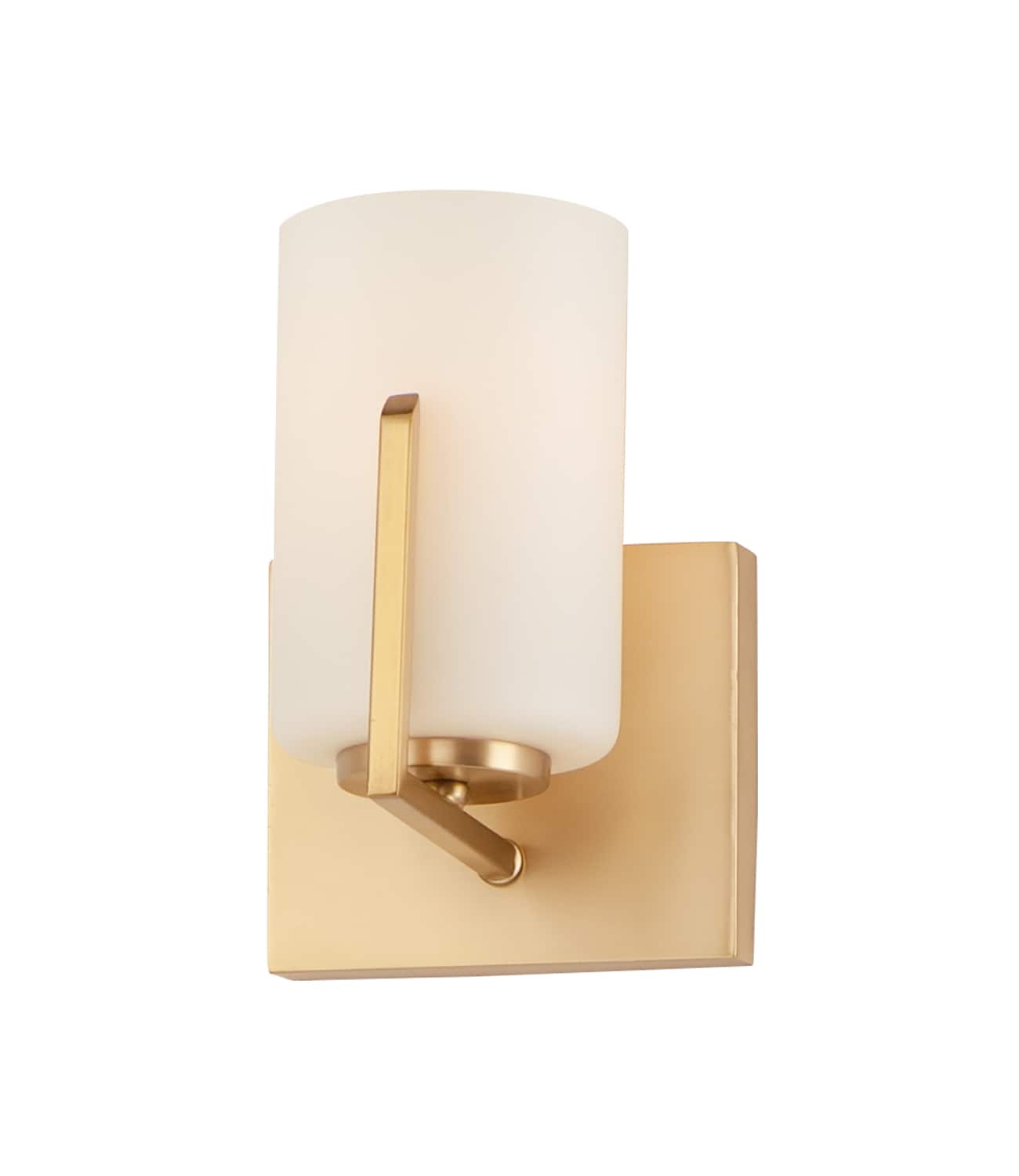 Maxim Lighting 21281SWSBR Dart 5.5-in W 1 -Light Satin Brass Transitional Wall Sconce