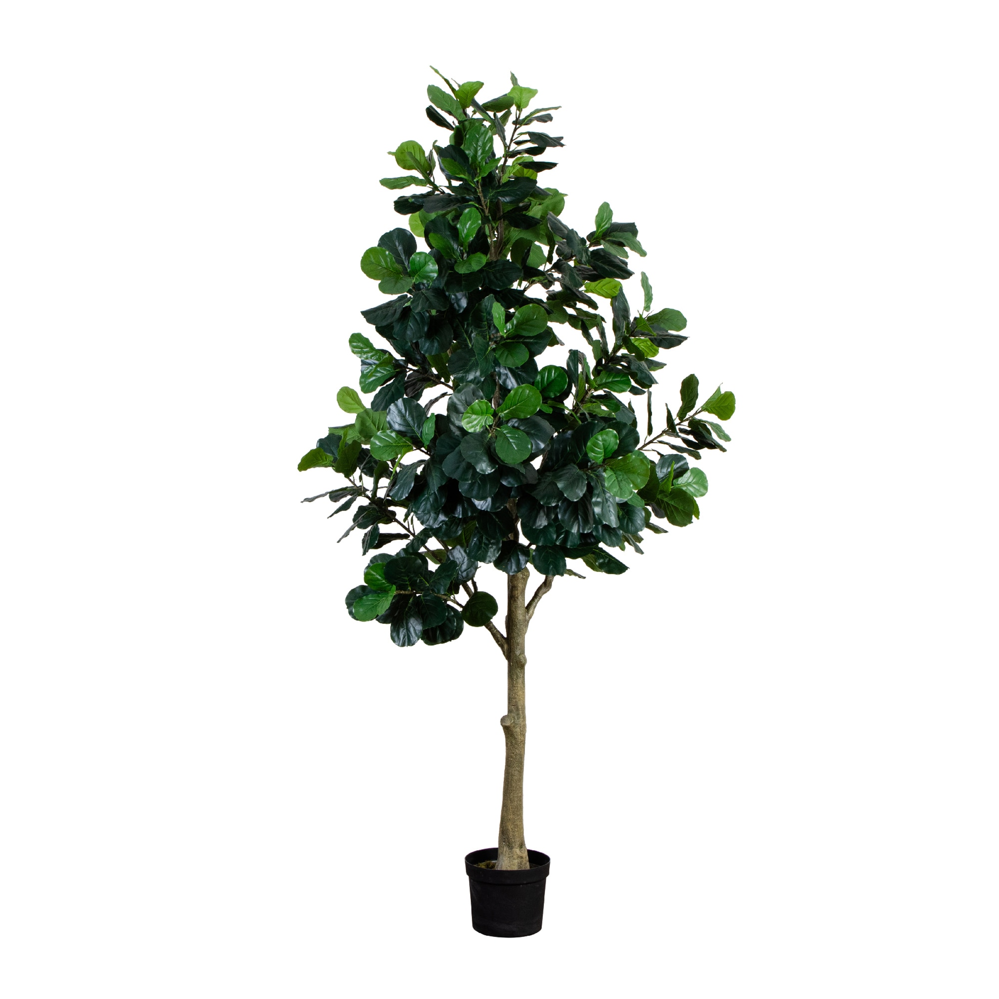 Nearly Natural T4852 156-in Green Indoor Floor Fiddle Leaf Artificial tree