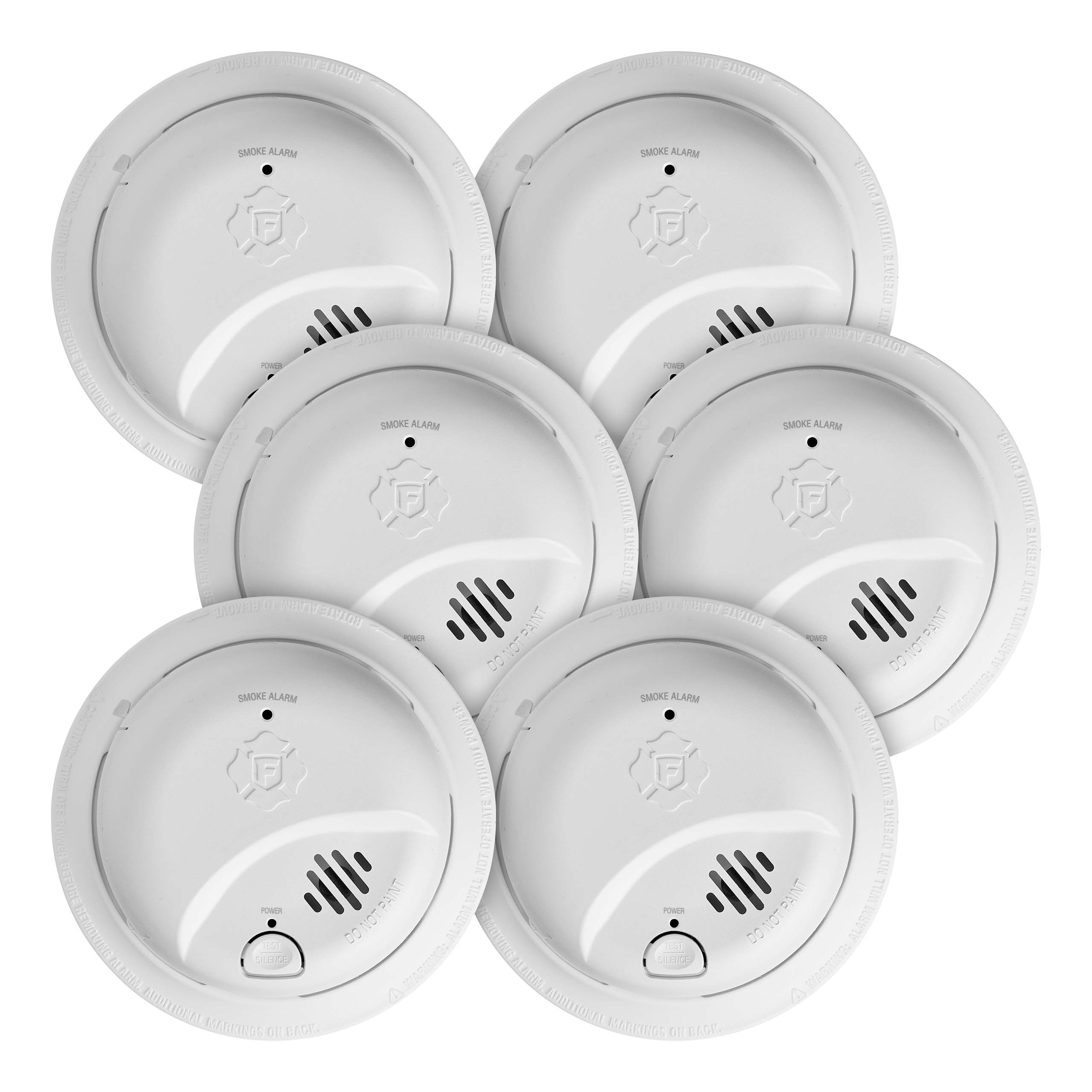 First Alert BRK 6-Pack Hardwired Ionization Sensor Smoke Detector 1046838 Sansujyuku sansujyuku.com