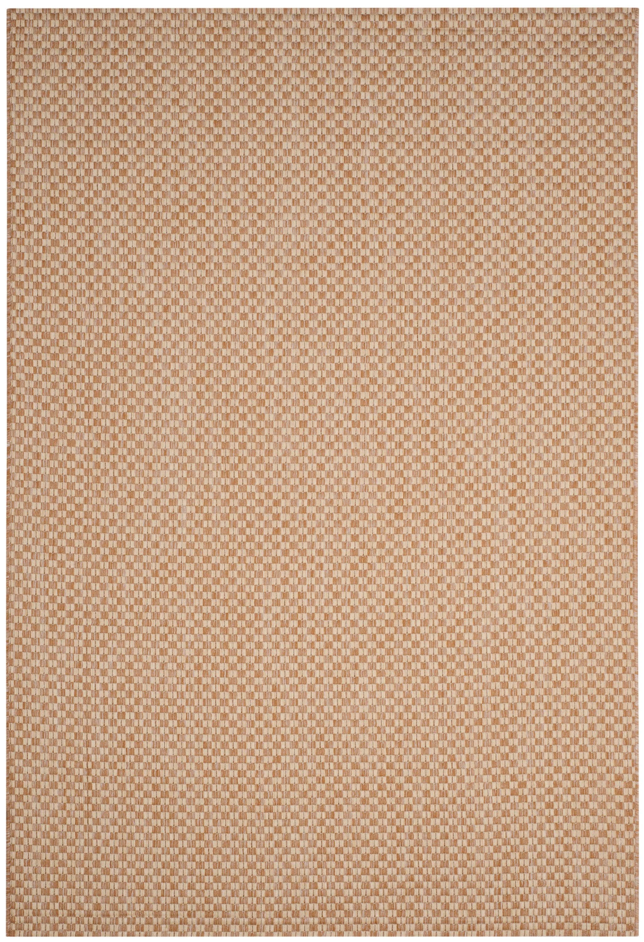 Safavieh CY8653-03021-6 Courtyard Salvador 7 x 10 (ft) Loomed Polypropylene Natural/Cream Rectangular Indoor/Outdoor Geometric Coastal Area rug