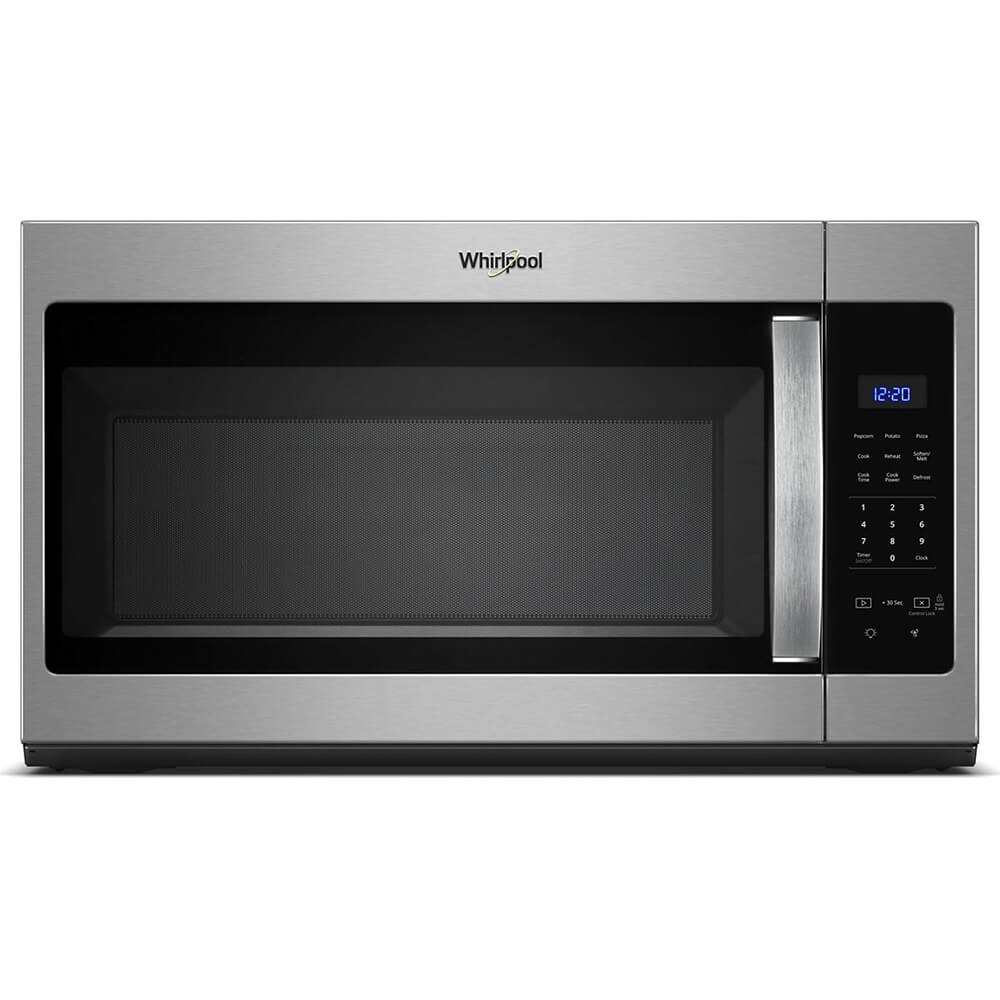 Whirlpool WMH31017HS - 2-Speed 300 CFM Motor Class - Dishwasher-Safe Turntable Plate - Microwave Presets - Add 30 Seconds Option - Electronic Touch Controls