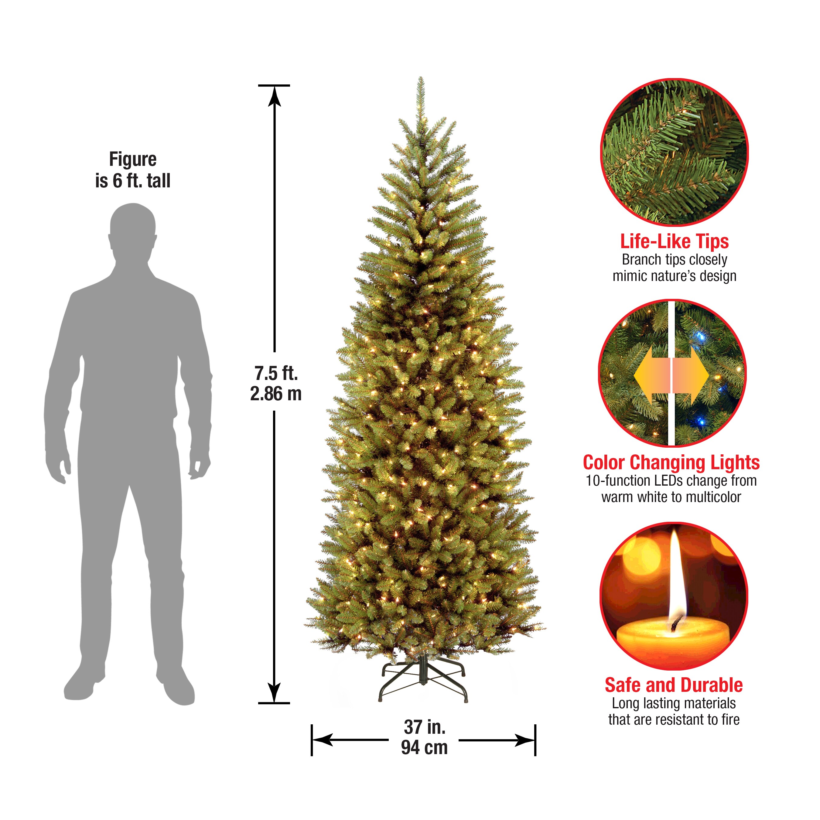 National Tree Company KW7-D52-75 Artificial-Christmas-Trees - View #6