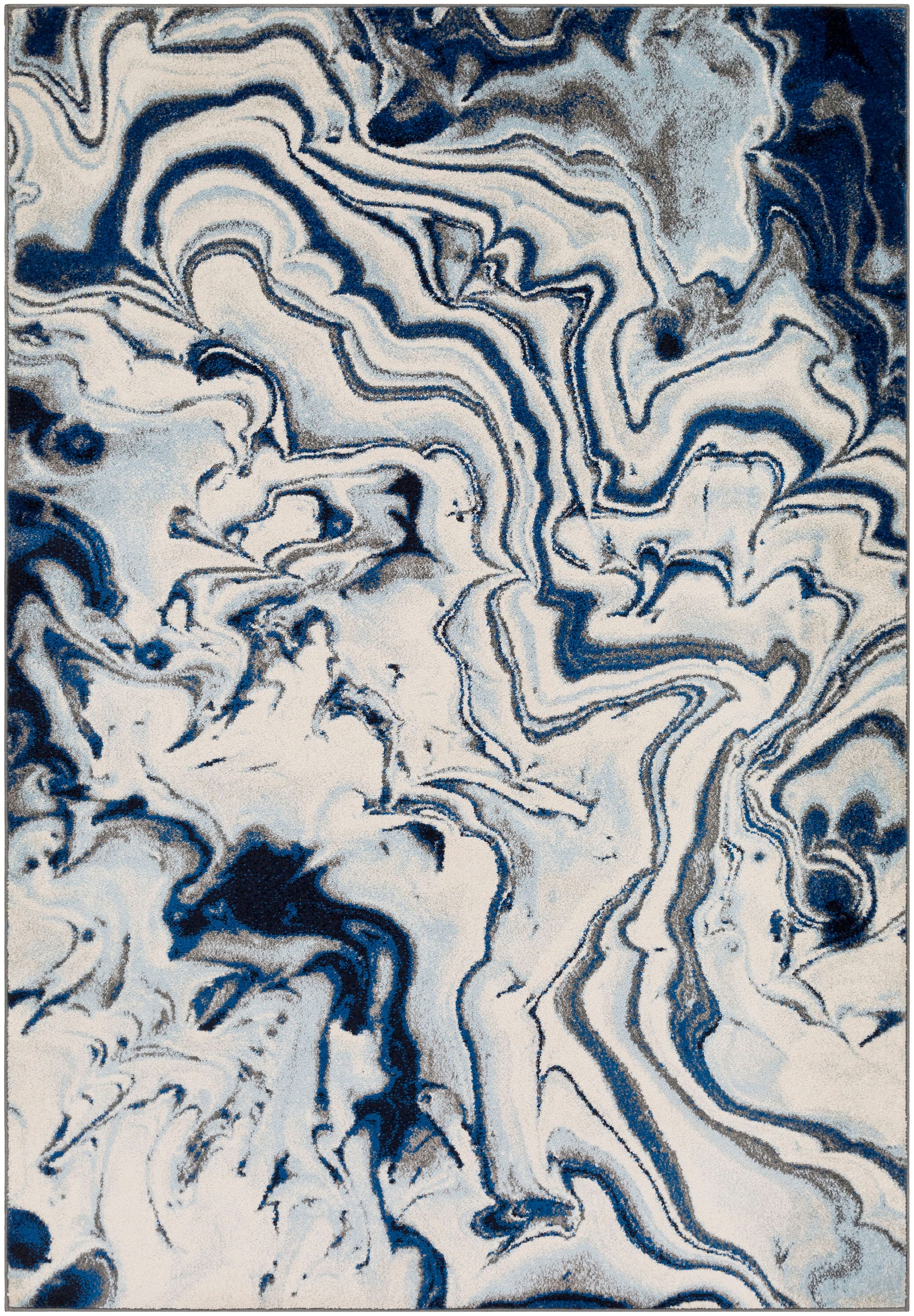 Livabliss CSA2320-710103 Chelsea 8 x 10 (ft) Polypropylene Navy Rectangular Indoor Abstract Industrial Area rug
