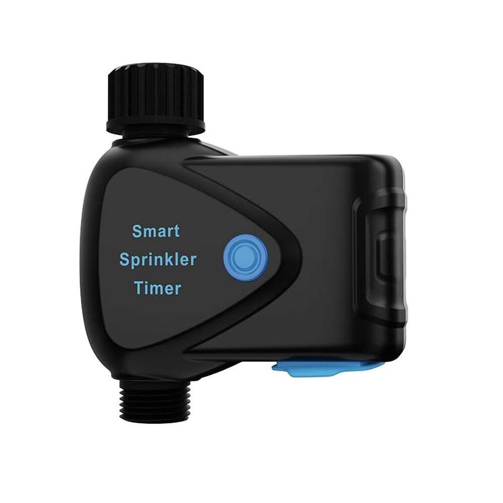 Lukvuzo  Smart WiFi Garden Hose Water Timer One Outlet Drip Irrigation System Sprinkler Controller No Hub Required Manual Timer Quantitative