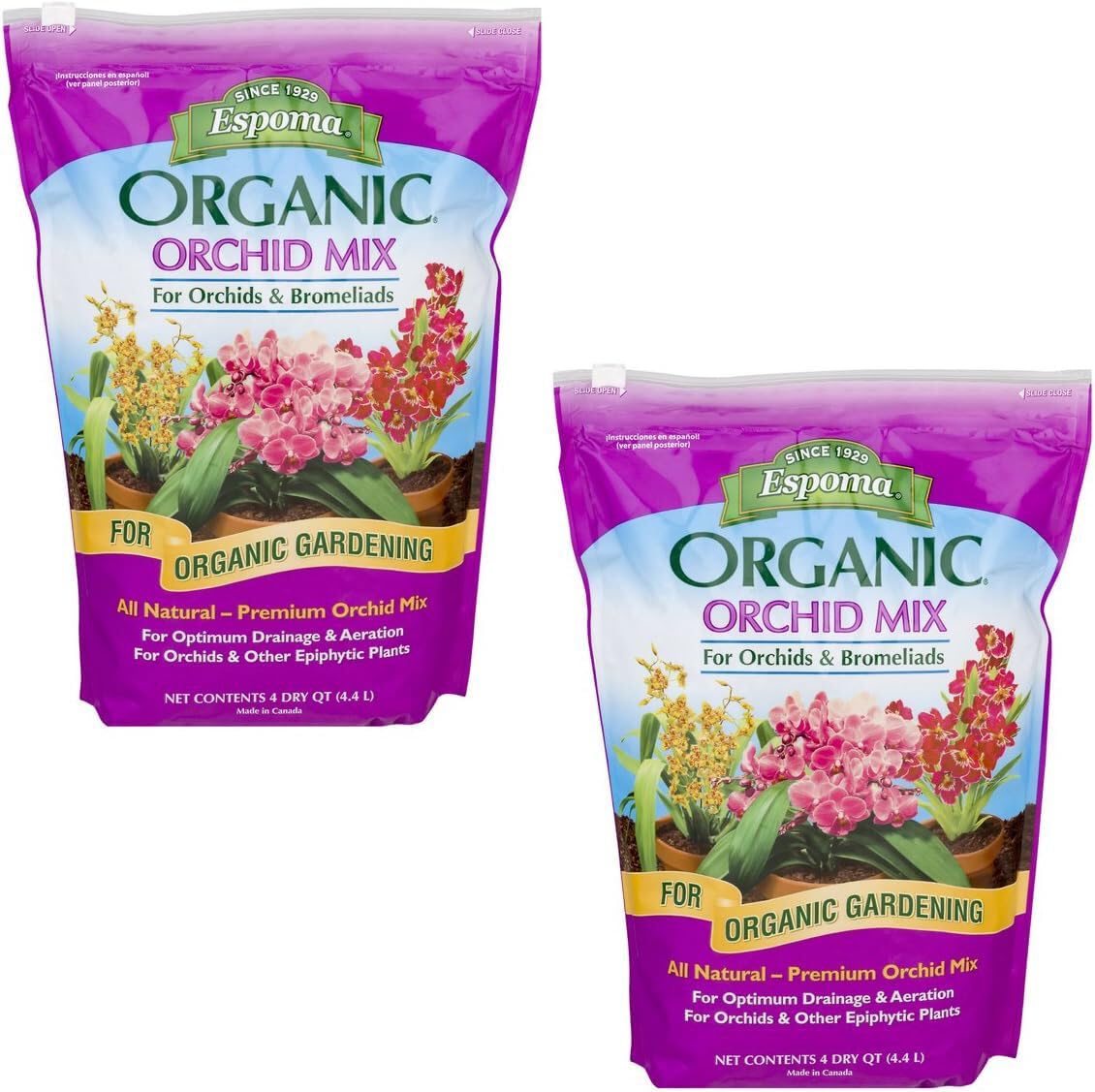 Espoma - OR4 Organic Orchid Mix Potting Soil 4-Quart (2)