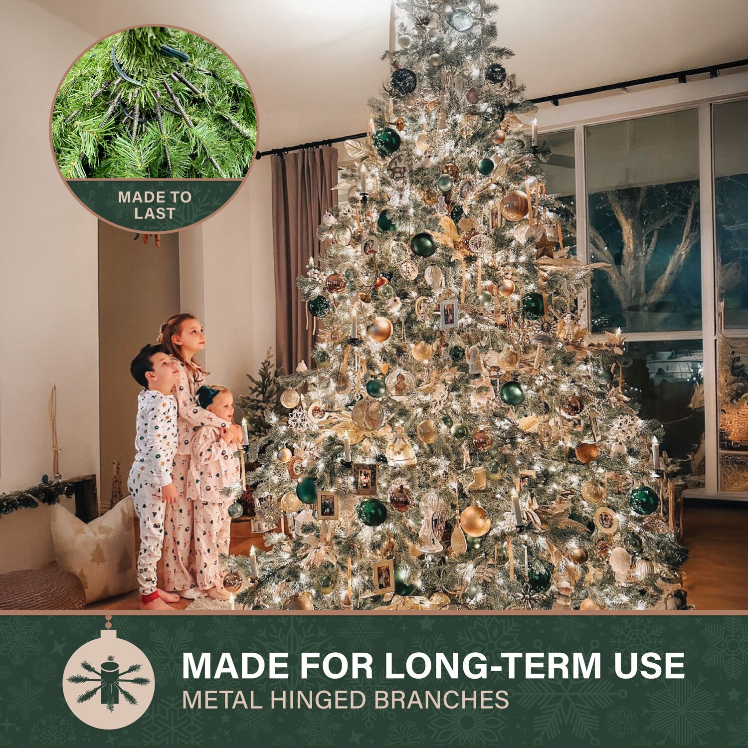 Fraser Hill Farm FFOP090-5GR Artificial-Christmas-Trees - View #6