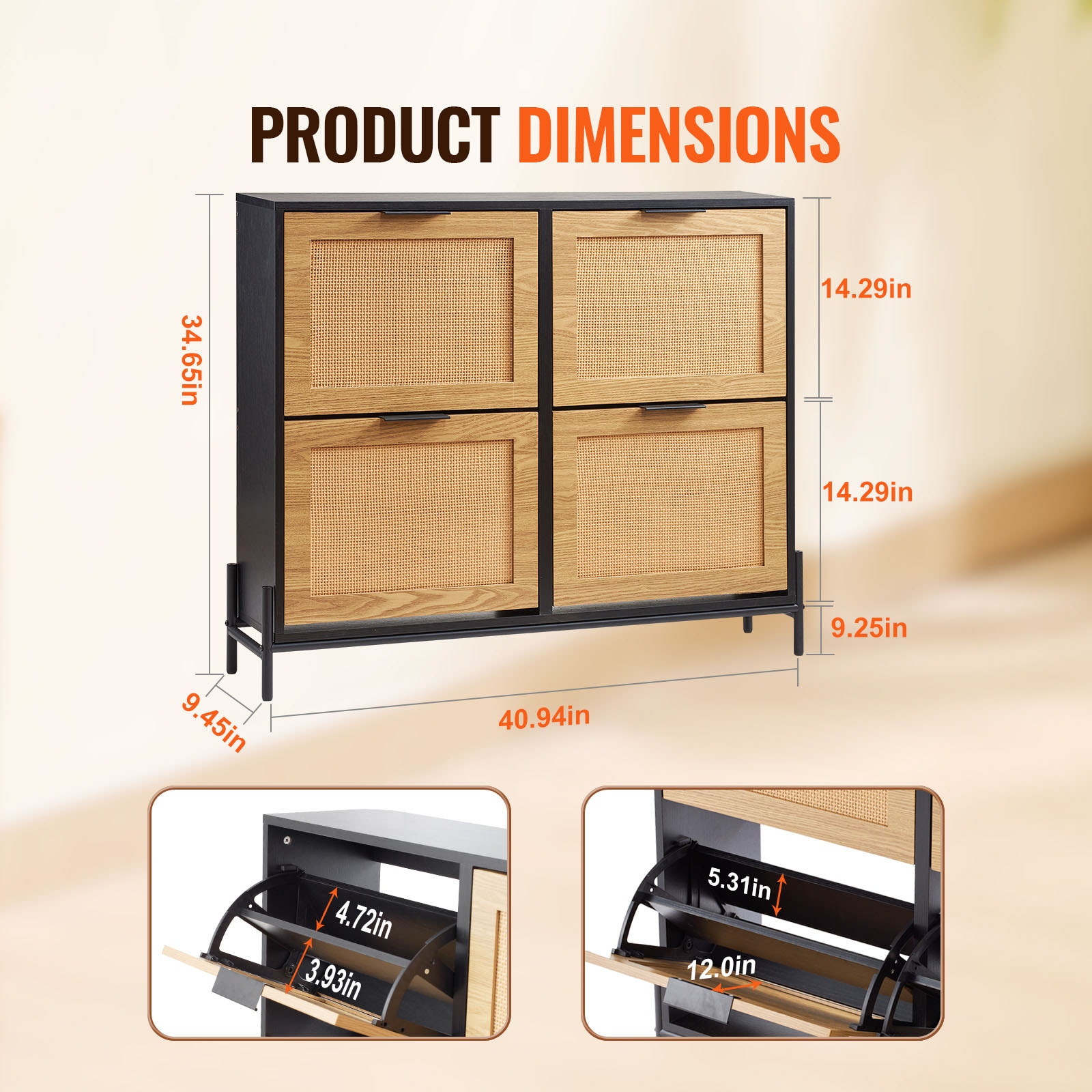 VEVOR SCFCTBXJ4C3706023V0 Shoe-Racks - View #2