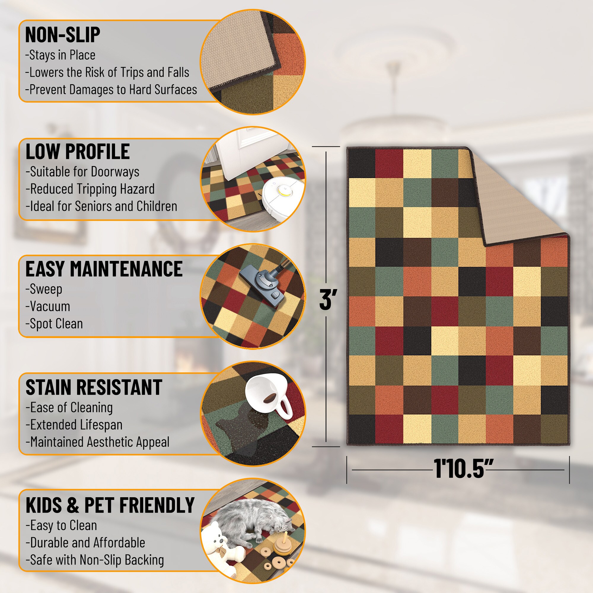 Ottomanson CLS3079-2X3 rugs - View #3