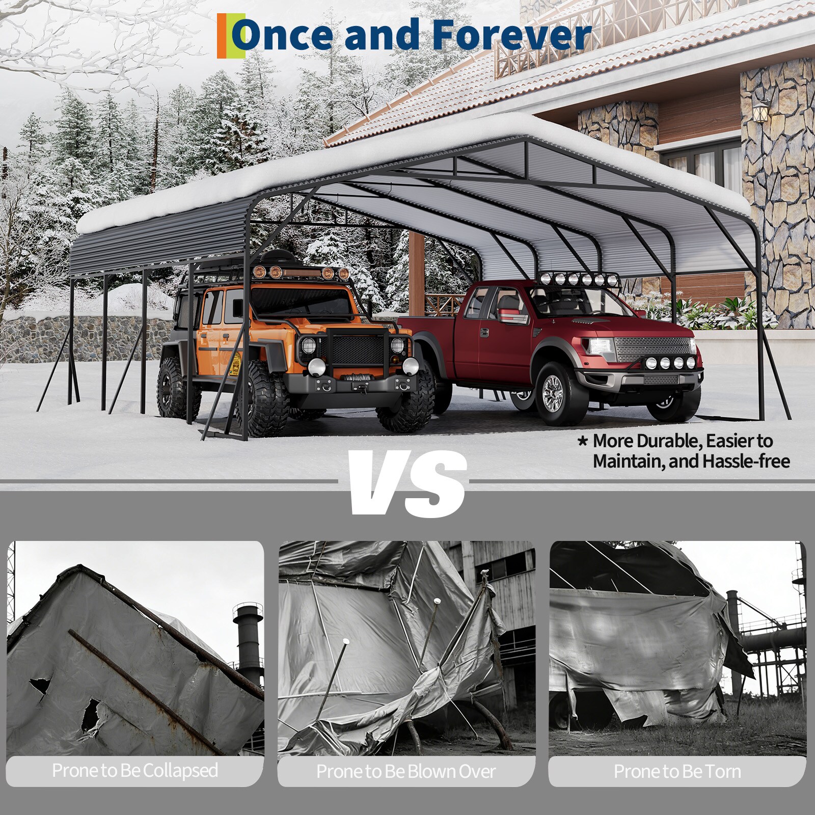 IdealHouse BLO-IEJSPZIL Carport-Covers - View #6