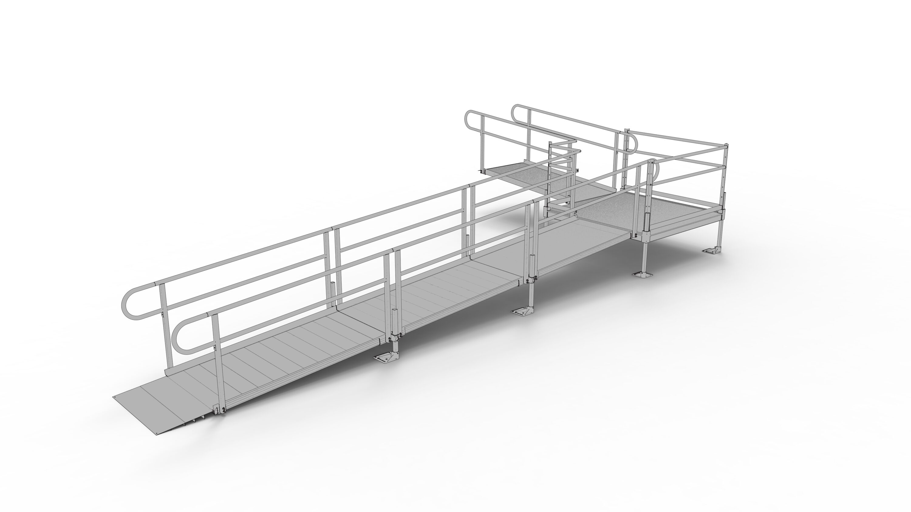 24 Foot Long Wheelchair Ramps At Lowes Com   60772251 