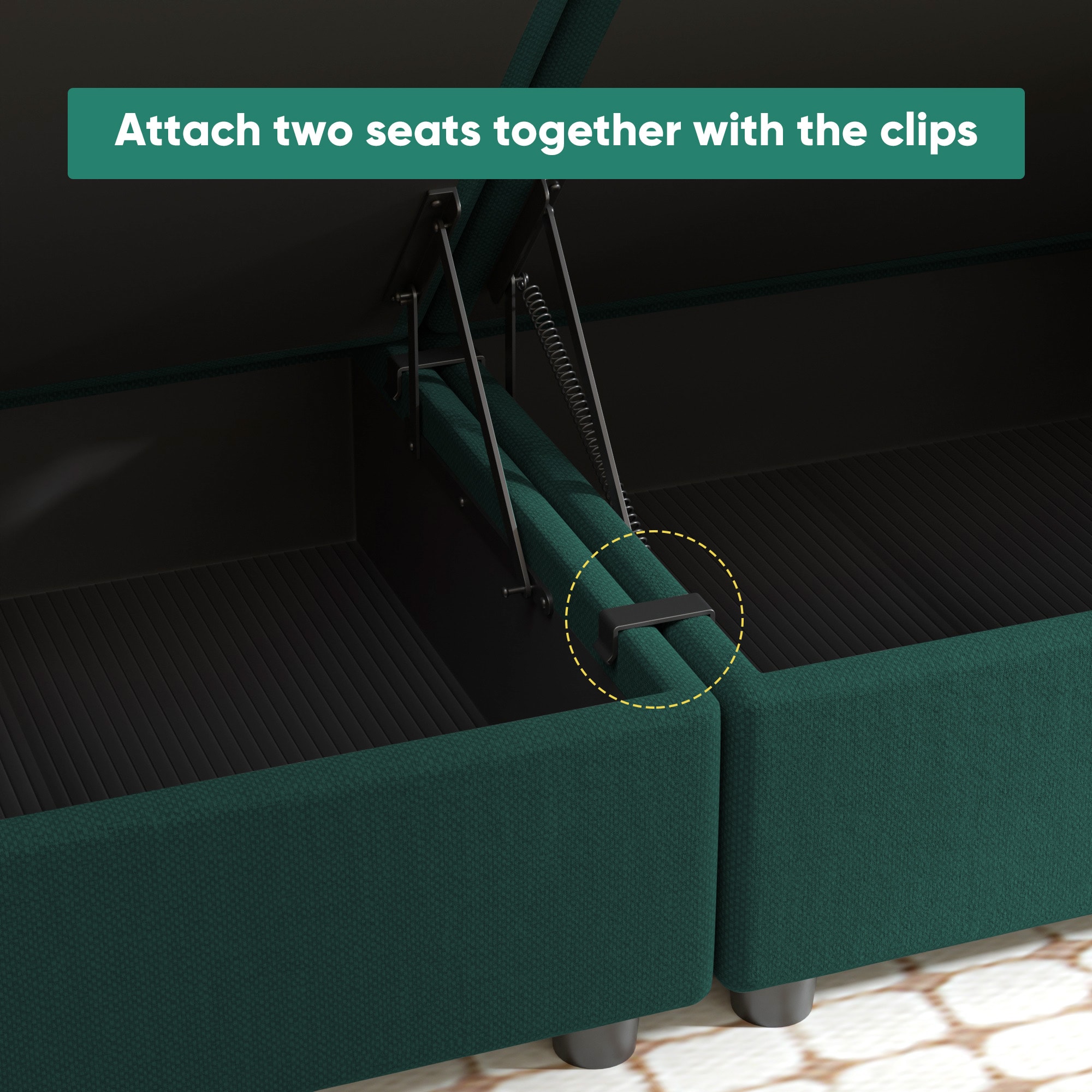 Ainfox WURX20GN Sofas-Loveseats - View #3